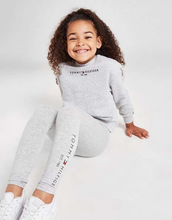 Acheter Gris Tommy Hilfiger Ensemble Sweat Shirt Legging Essentiel Fille Junior