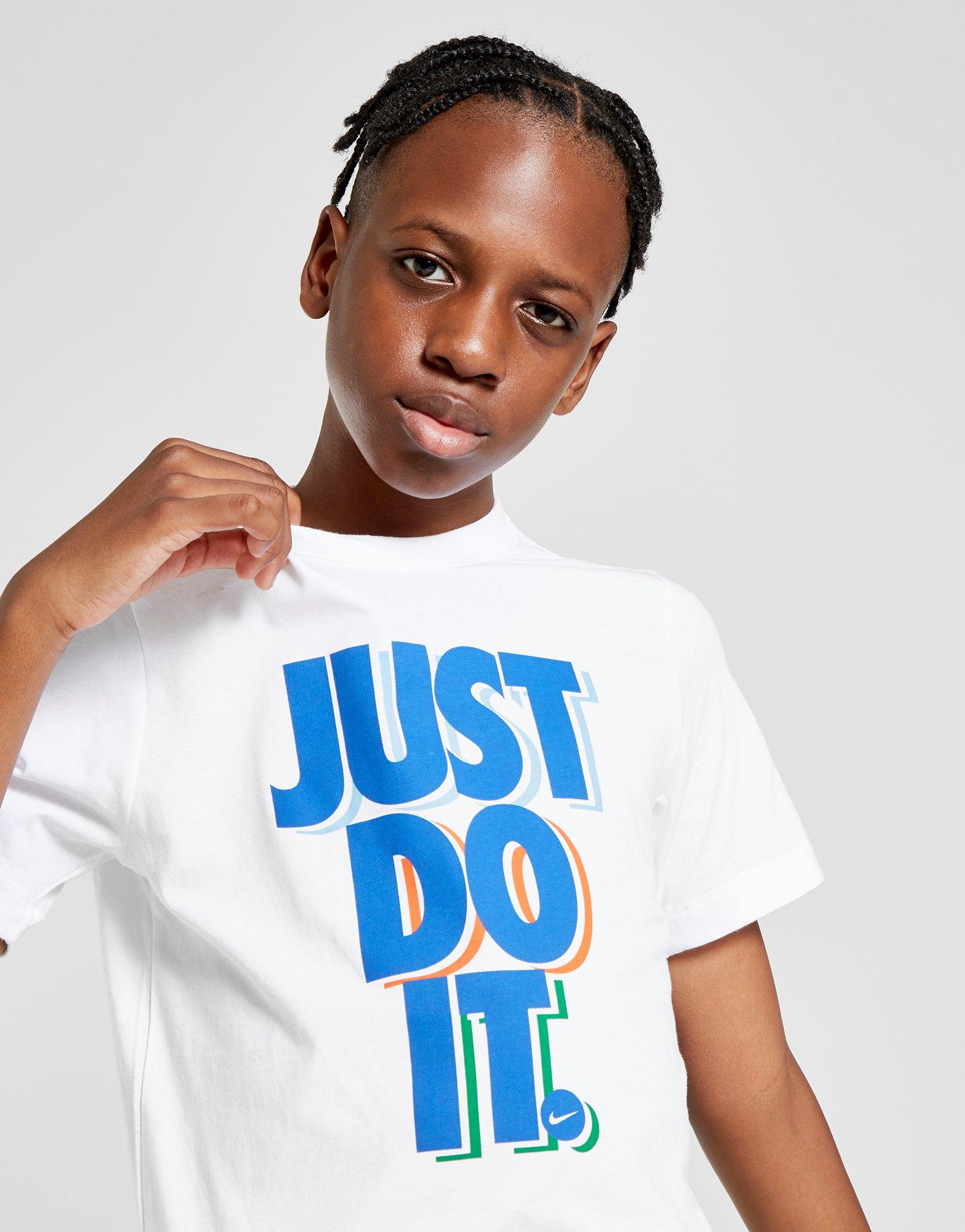 nike just do it stacked tee