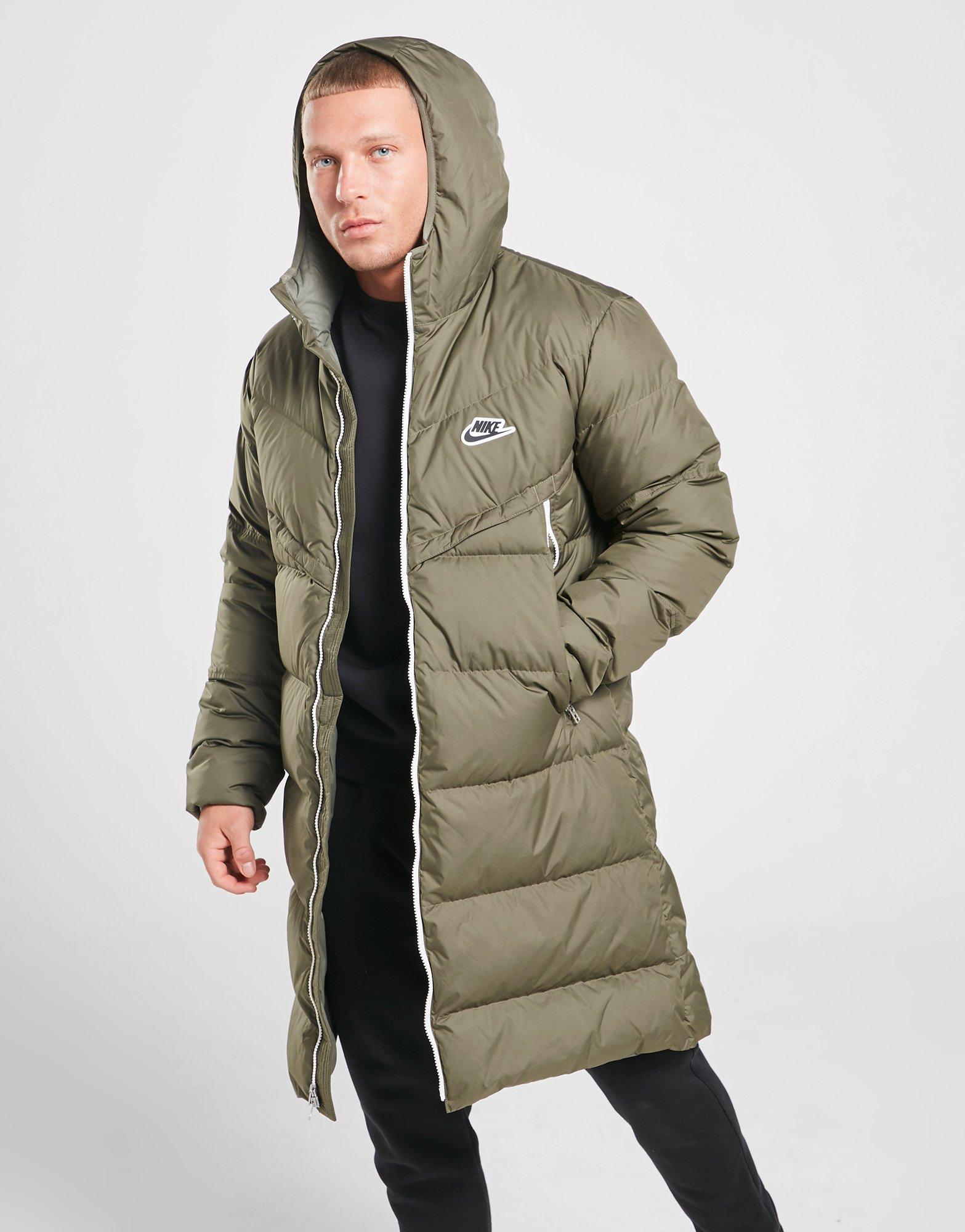 nike parka green