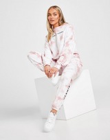 Pink Soda Sport Sweatshirt Tie Dye Crop Crew