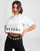 Pink Soda Sport T-shirt Micro Tape Crop