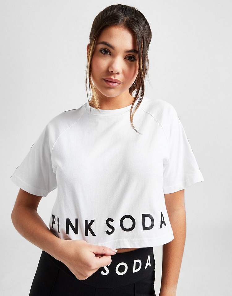 Pink Soda Sport T-shirt Micro Tape Crop