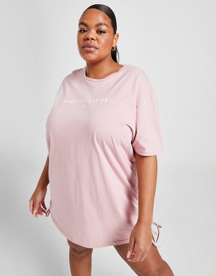 Pink Soda Sport Vestido Ruched Plus Sized