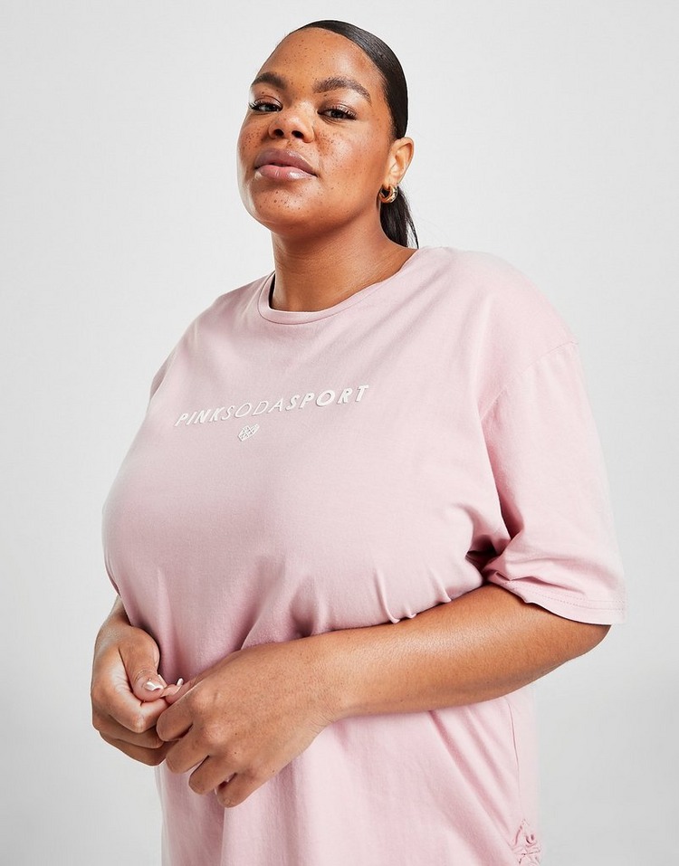 Pink Soda Sport Vestido Ruched Plus Sized