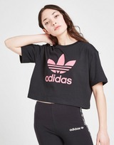 adidas Originals Girls' Trefoil Crop T-Shirt Junior