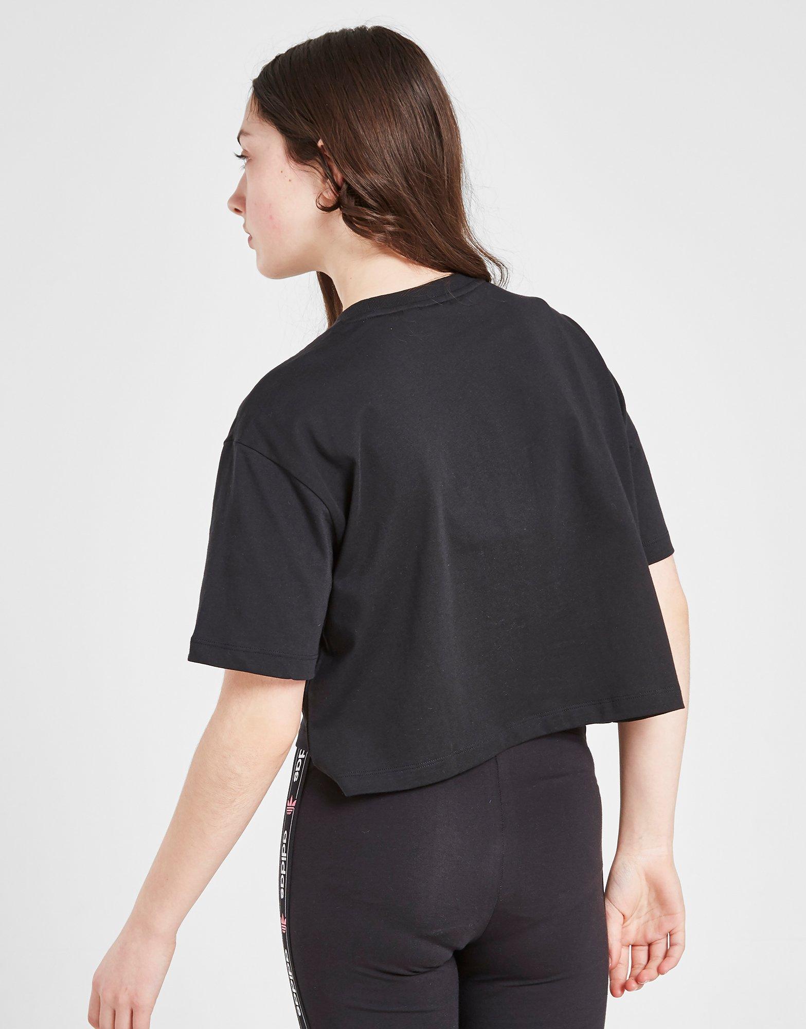 adidas Originals Girls' Trefoil Crop T-Shirt Junior