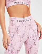Pink Soda Sport Leggings Snake