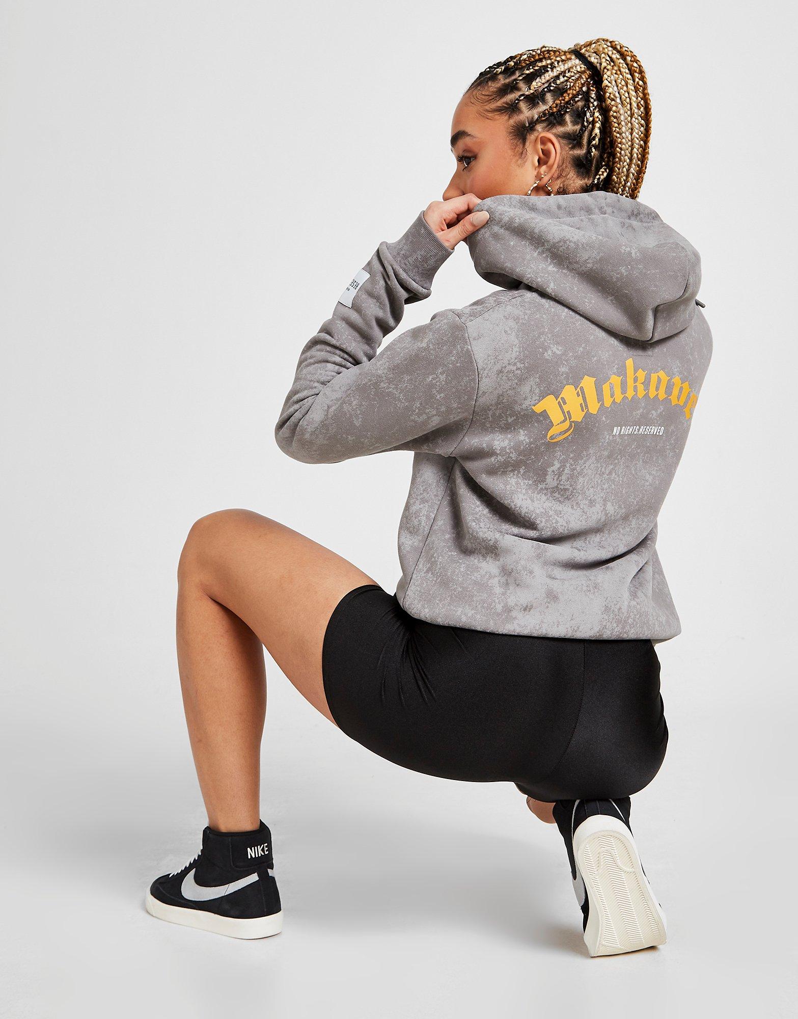 grey washed hoodie