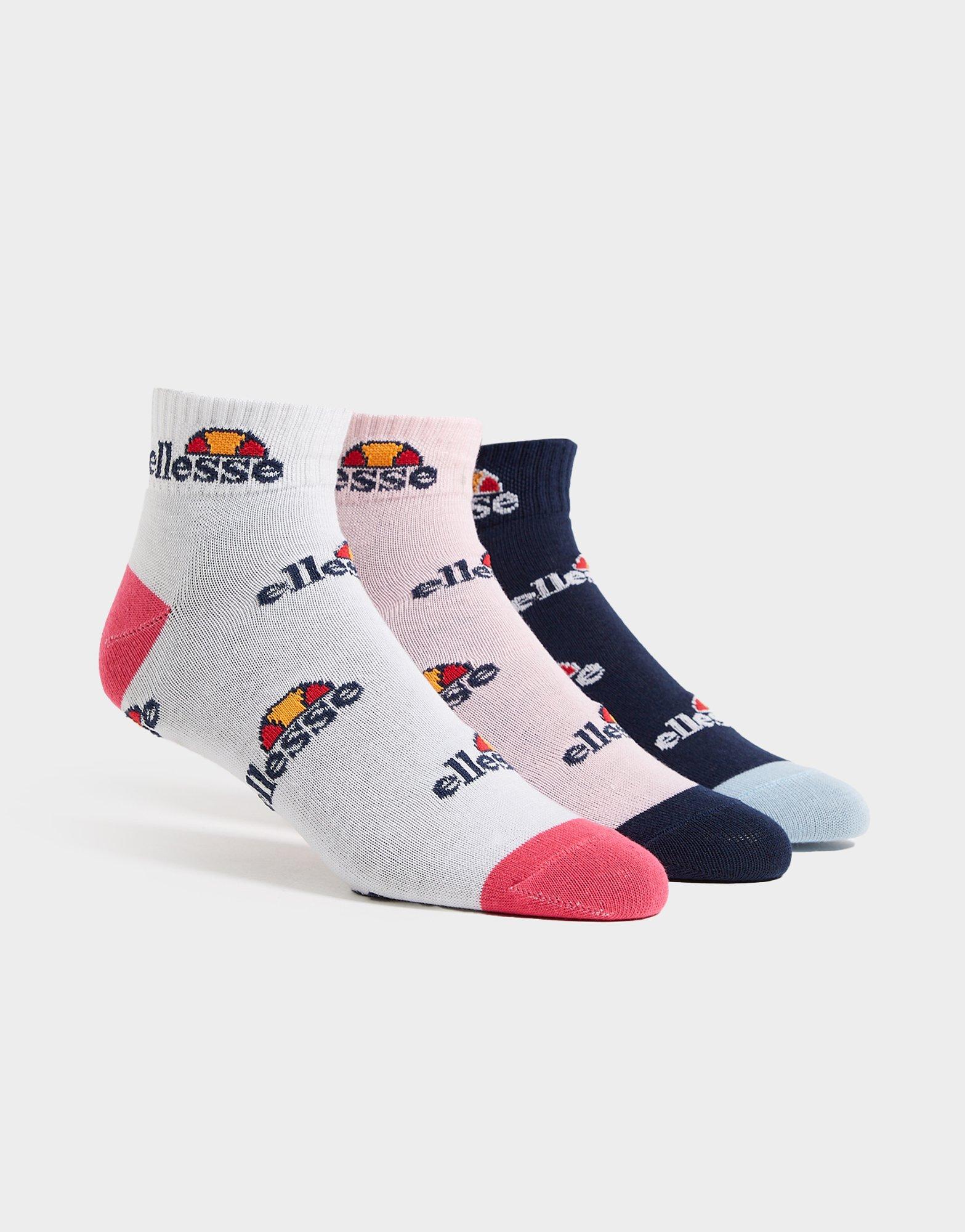 Buy Ellesse 3 Pack 1/4 Length Socks 