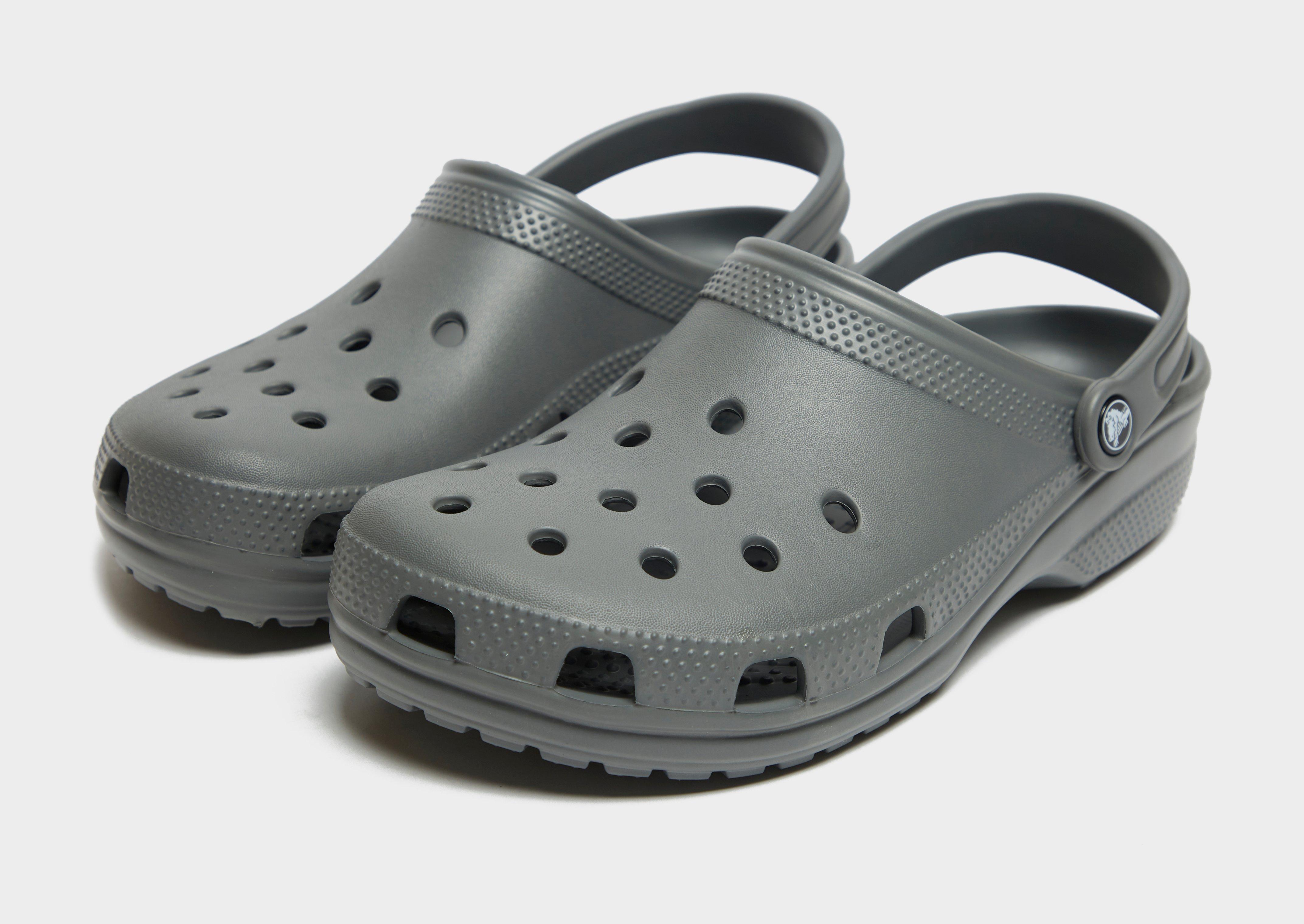 Grey store crocs mens