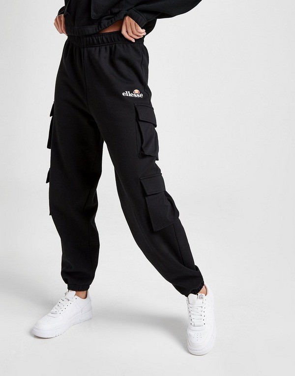 Black Ellesse Cargo Pocket Joggers Jd Sports
