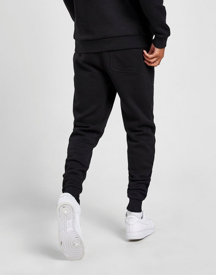 black joggers slim