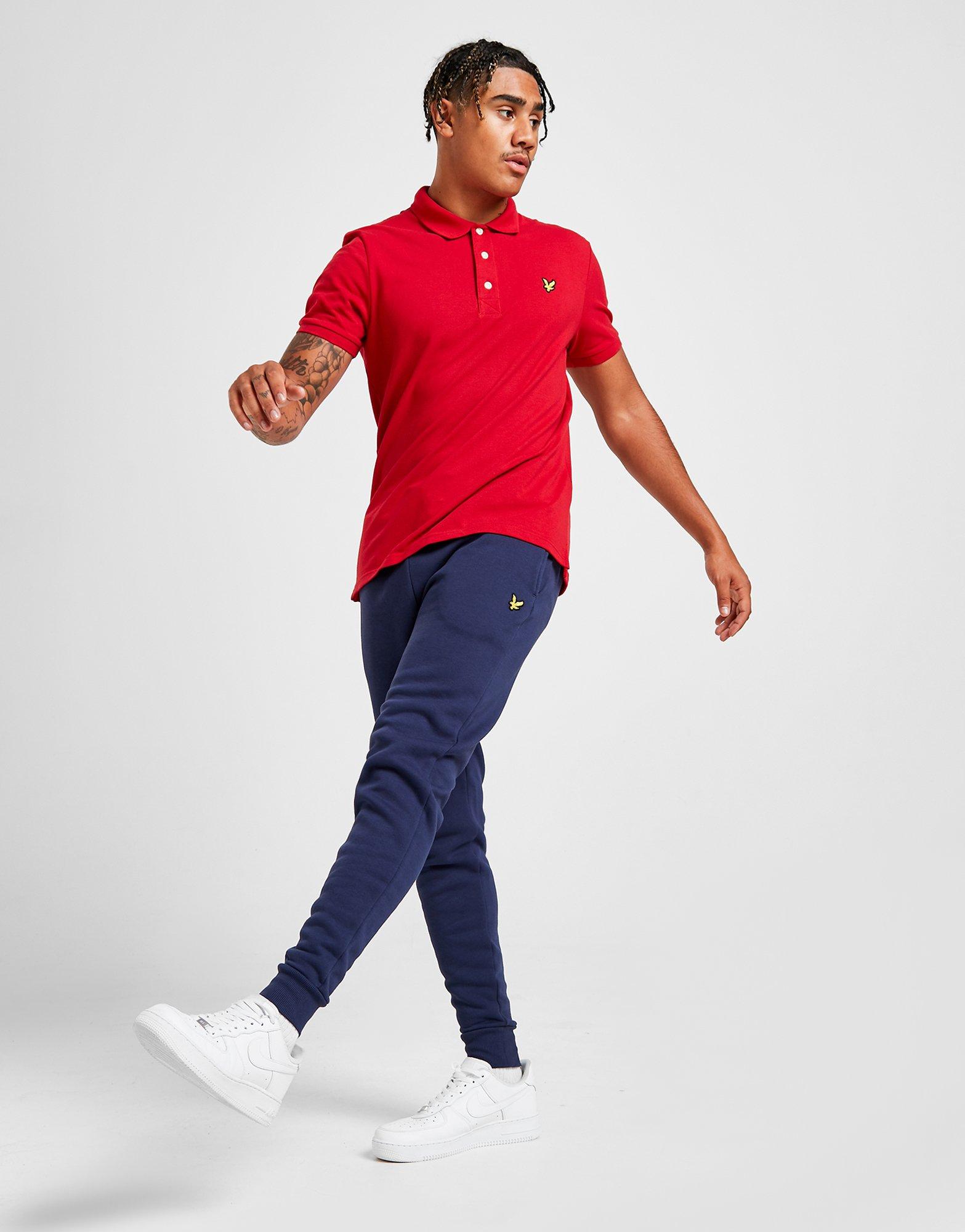 lyle and scott taped joggers