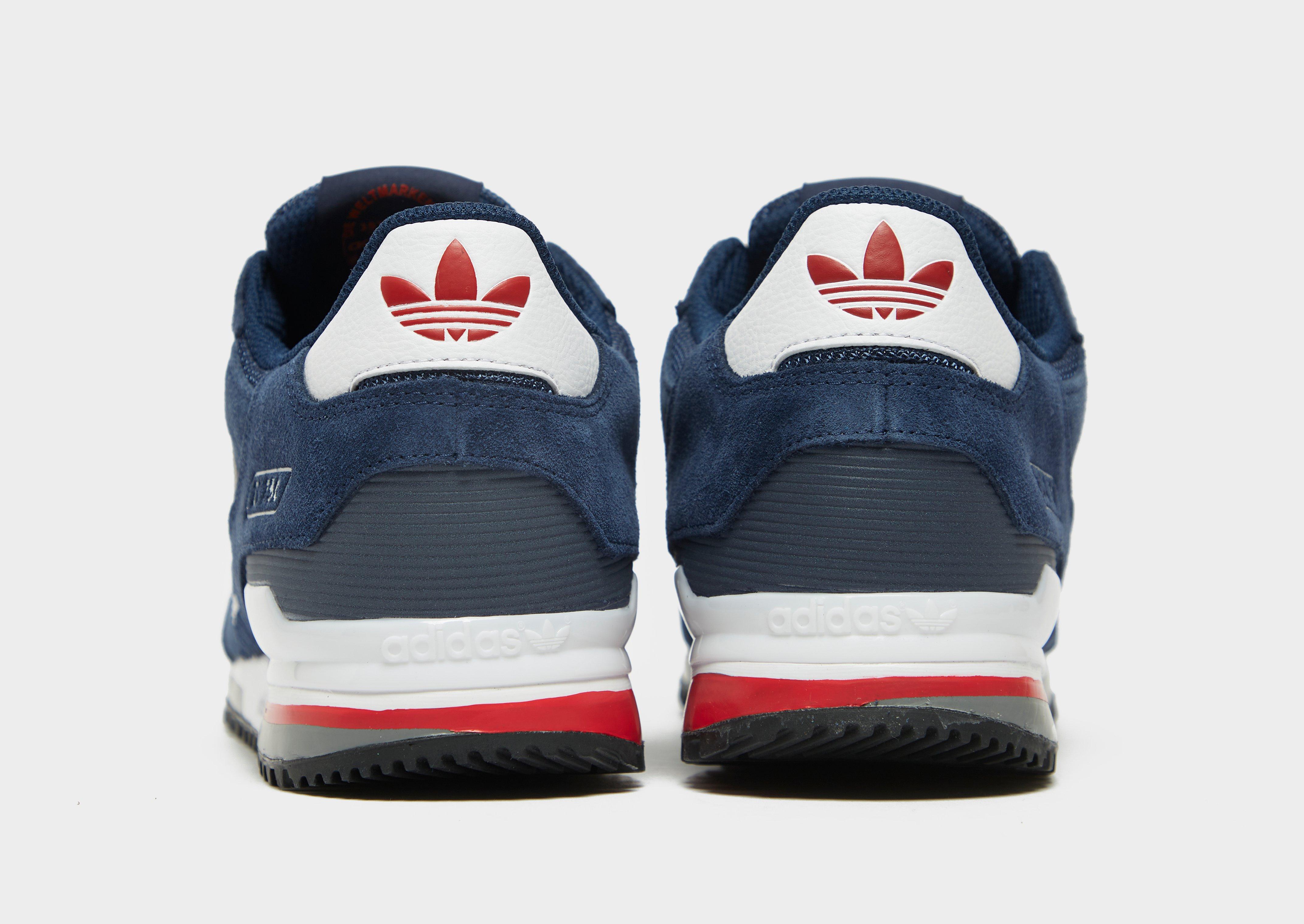 Adidas originals zx 750 blue white red best sale