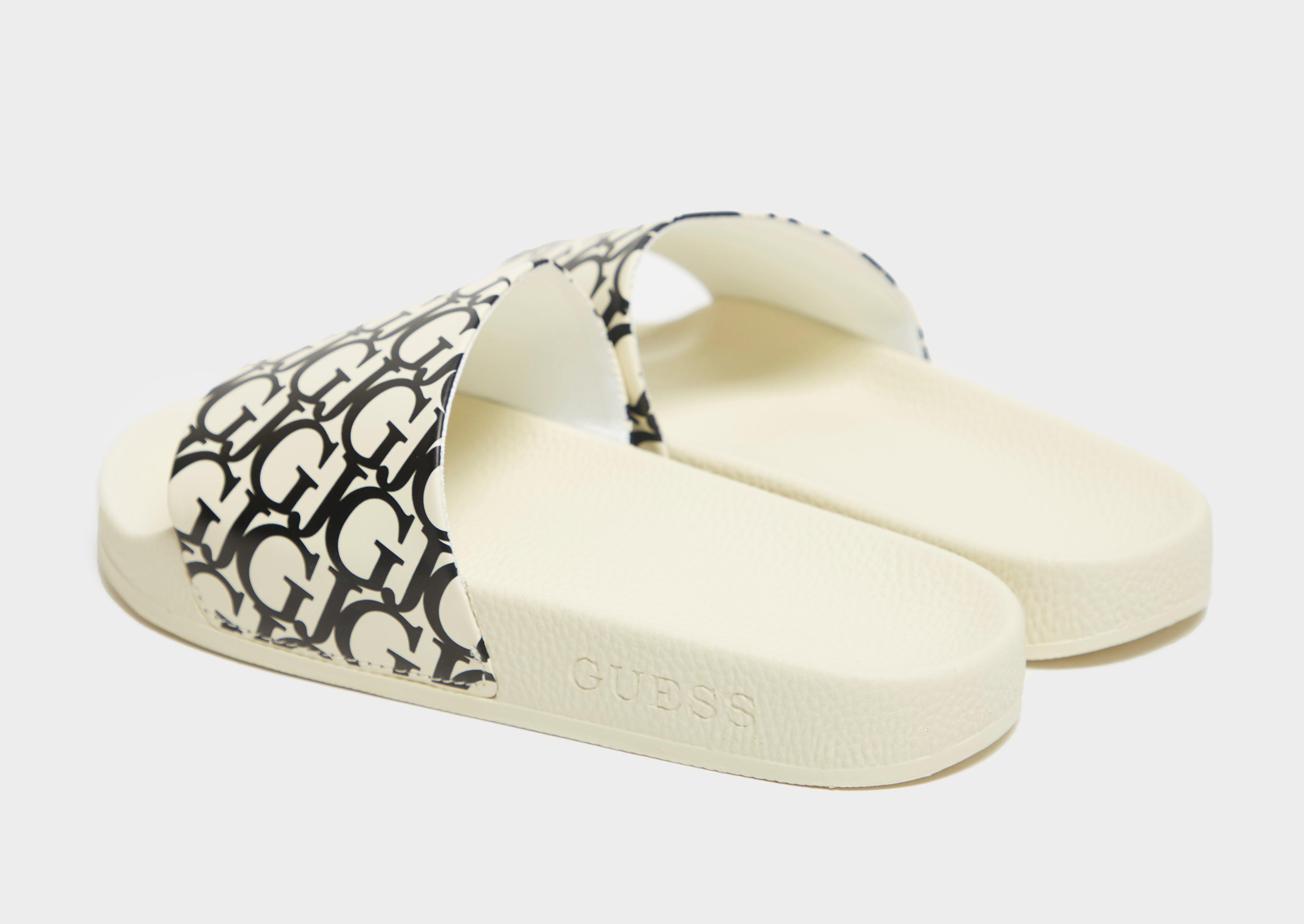 guess white slides