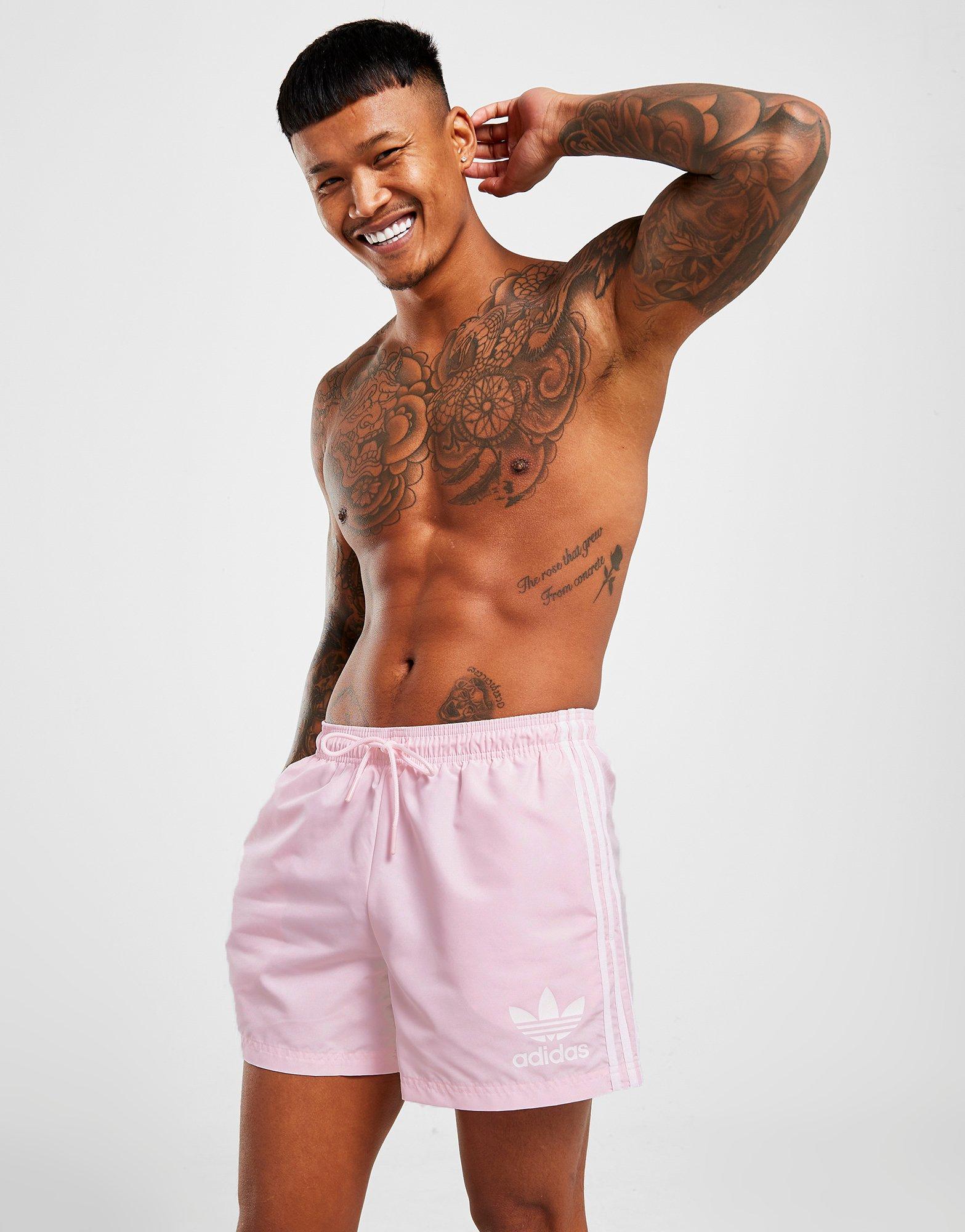 Pink adidas Originals California Swim Shorts | JD Sports Global