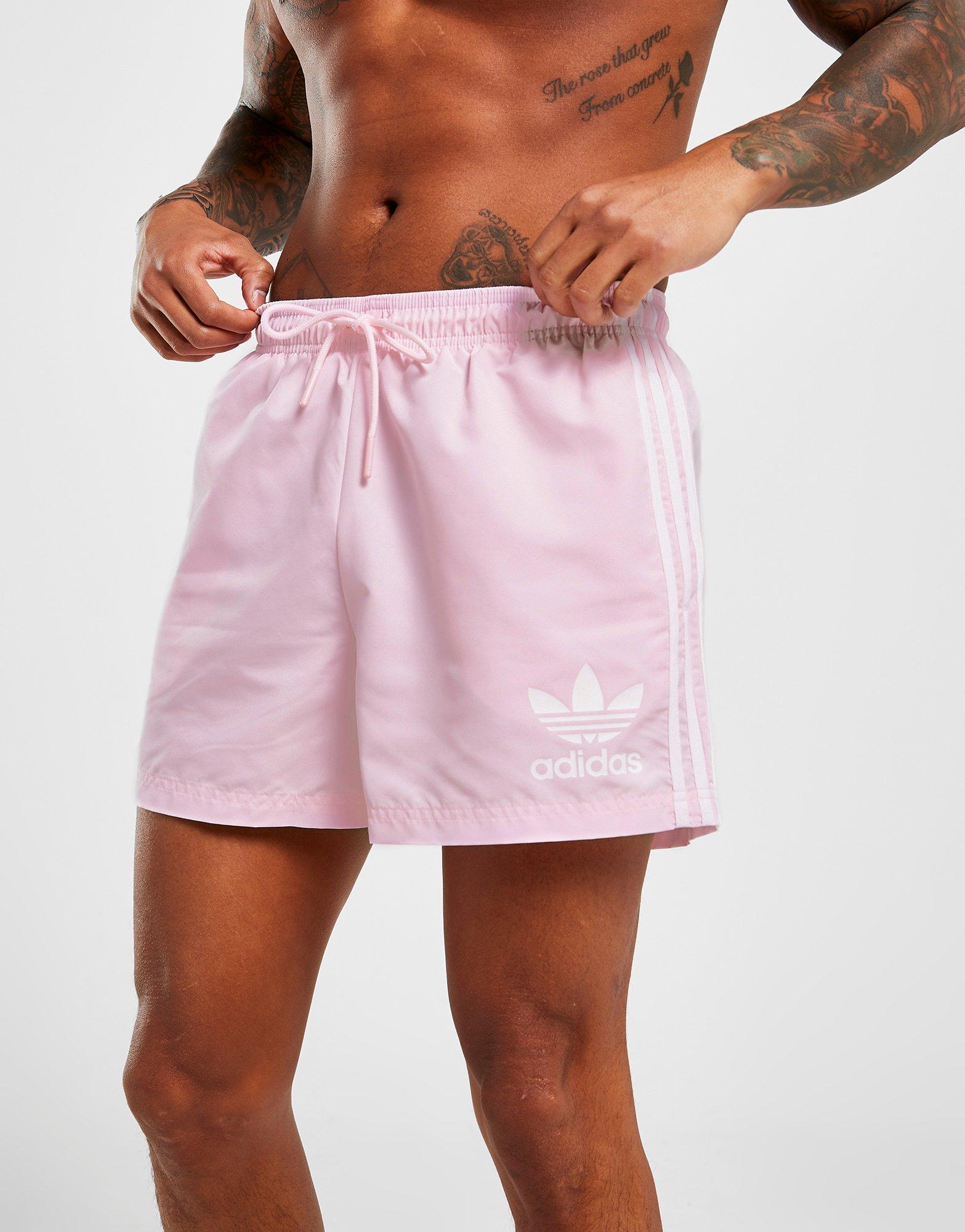 Pink adidas Originals California Swim Shorts | JD Sports Global