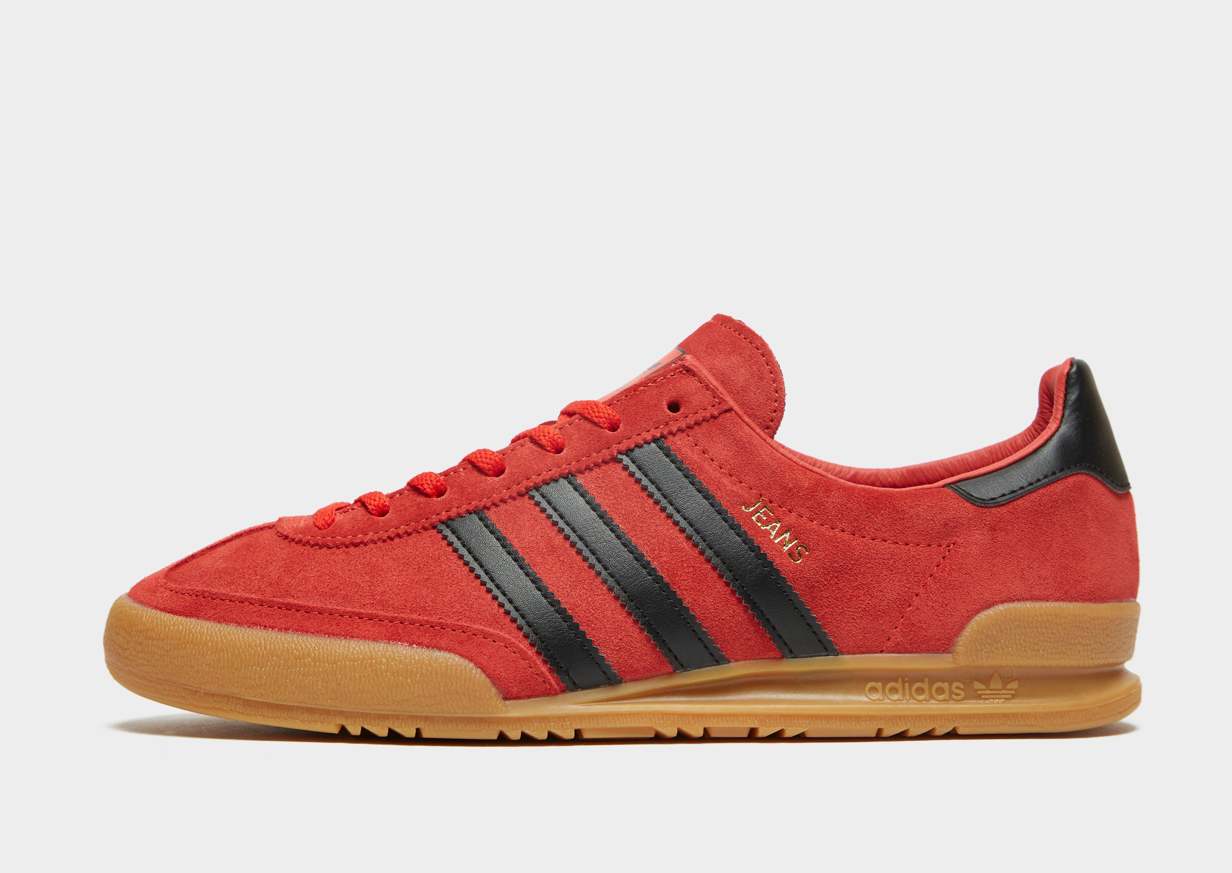 adidas jeans red