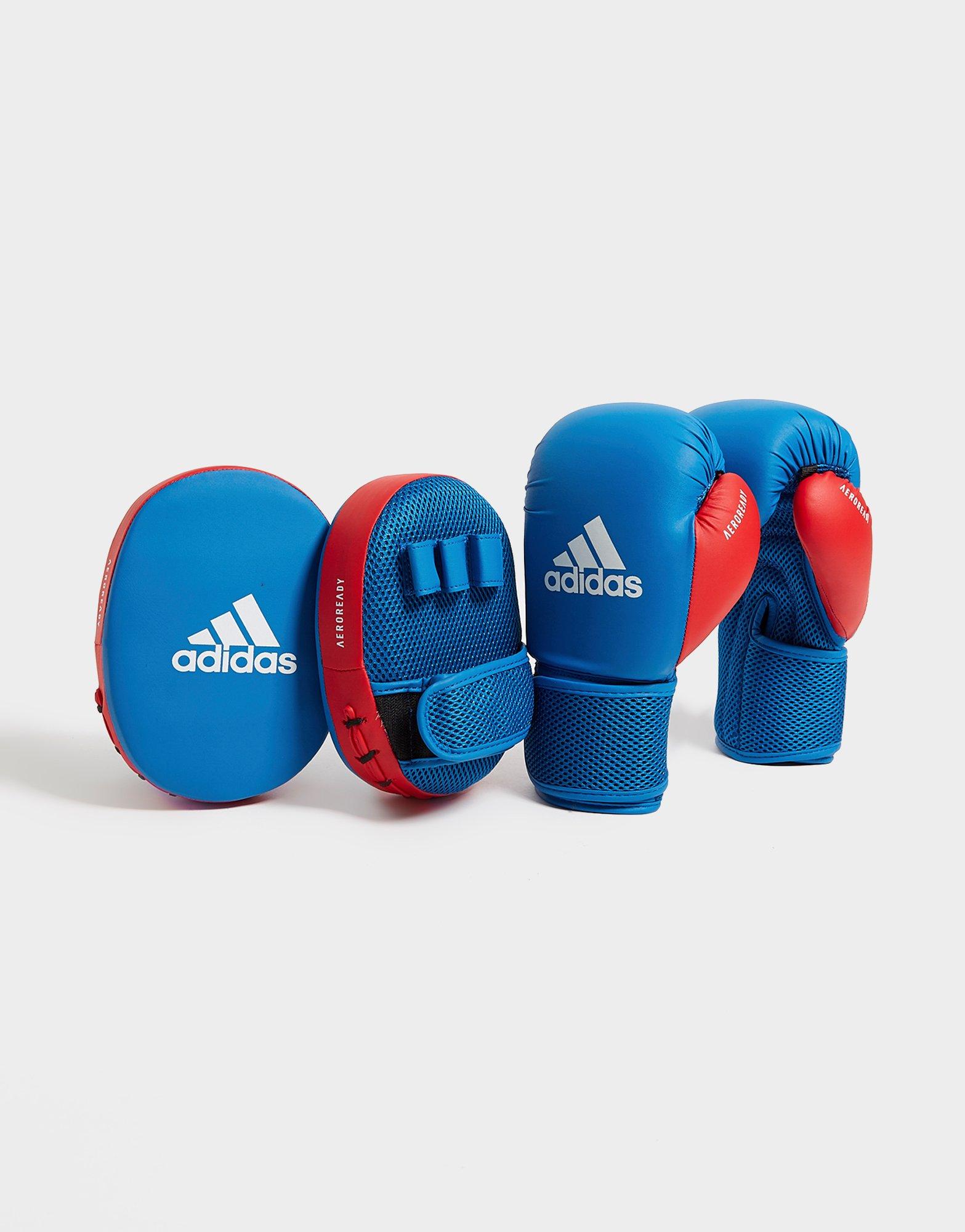 Boxing Gloves & Focus Mitts Set Kids en Azul | Sports