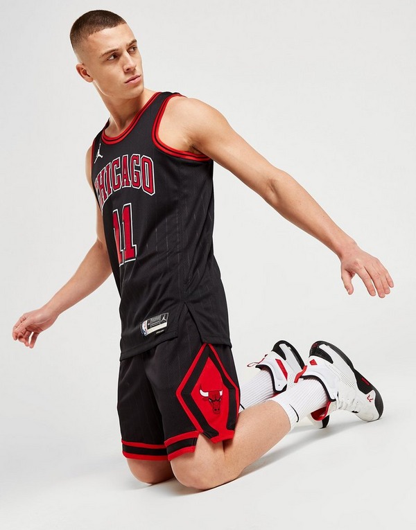 Black Nike NBA Chicago Bulls Swingman Shorts