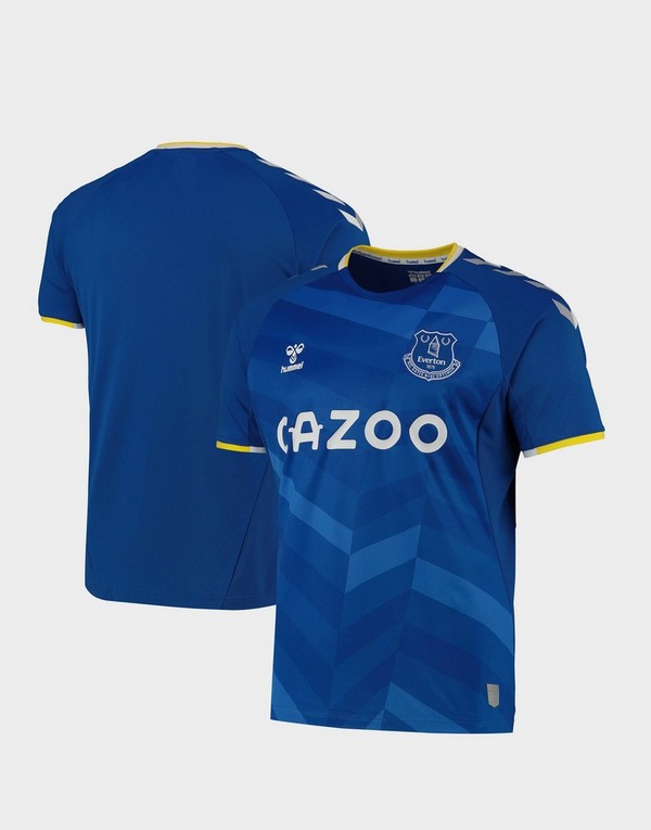 Hummel Everton Fc 2021 22 Short Sleeve Home Jersey Herren Blau Jd Sports