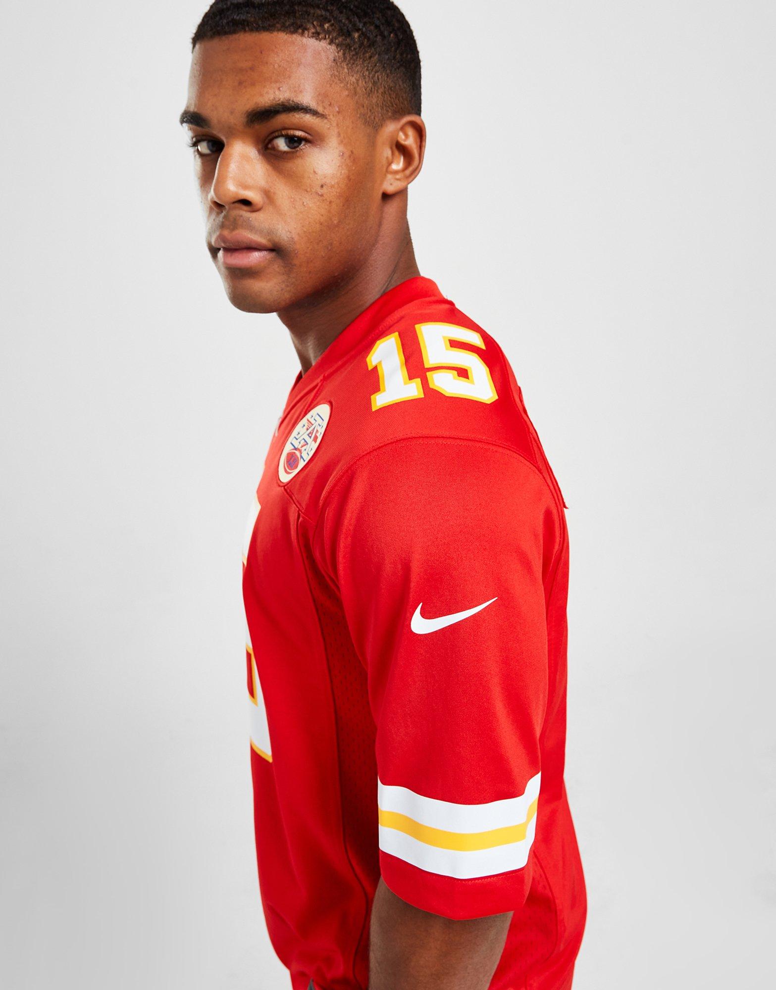 Red Nike NFL Kansas City Chiefs Mahomes #15 Jersey - JD Sports Ireland