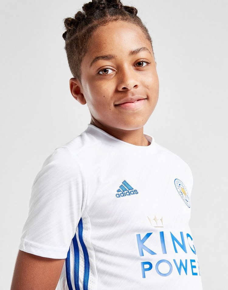 adidas Leicester City FC 2020/21 Away Trikot Kinder Weiss ...