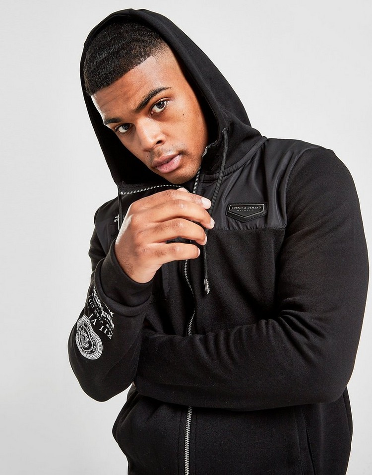 Black Supply & Demand Rupture Hoodie JD Sports