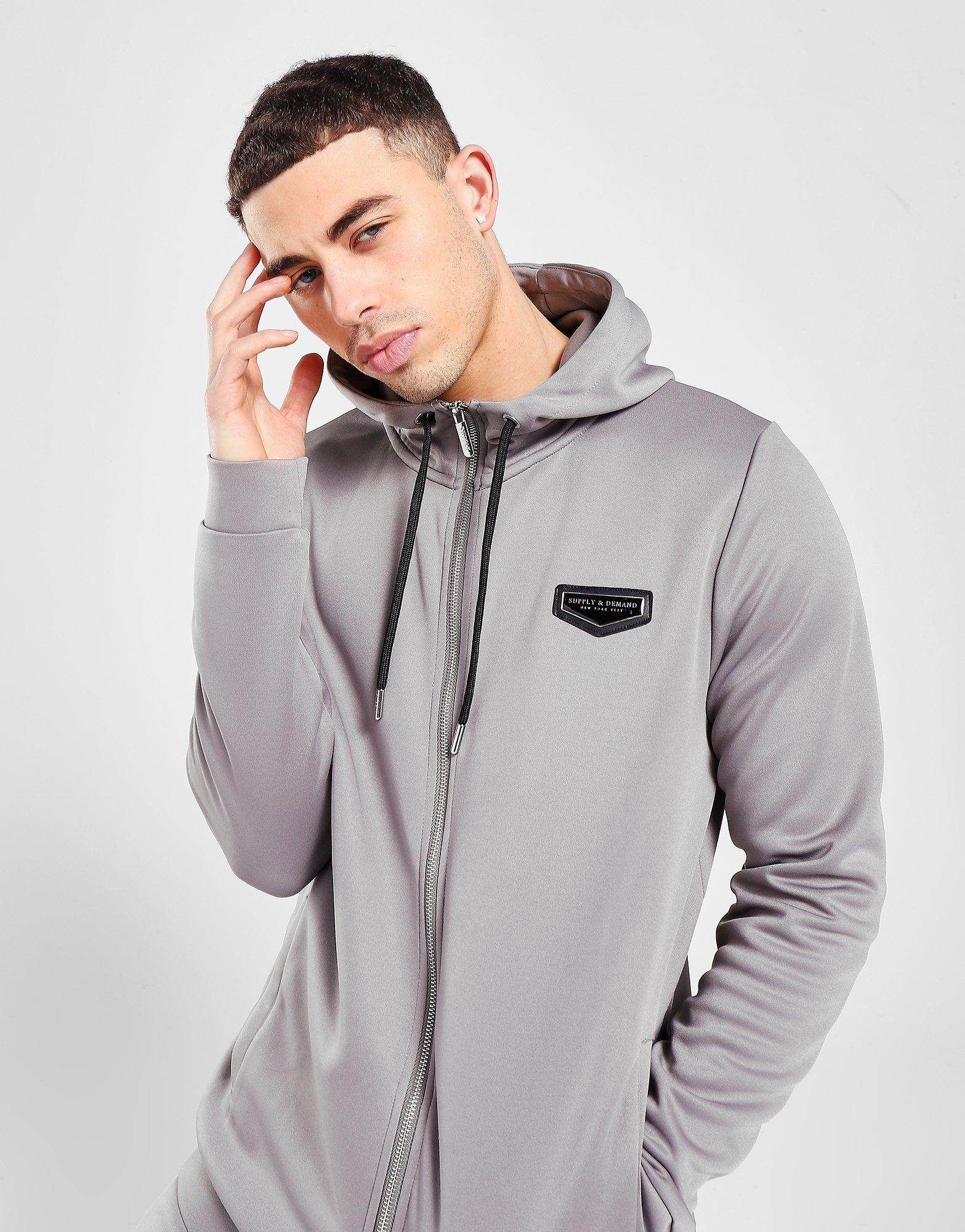 supply and demand grey tracksuit