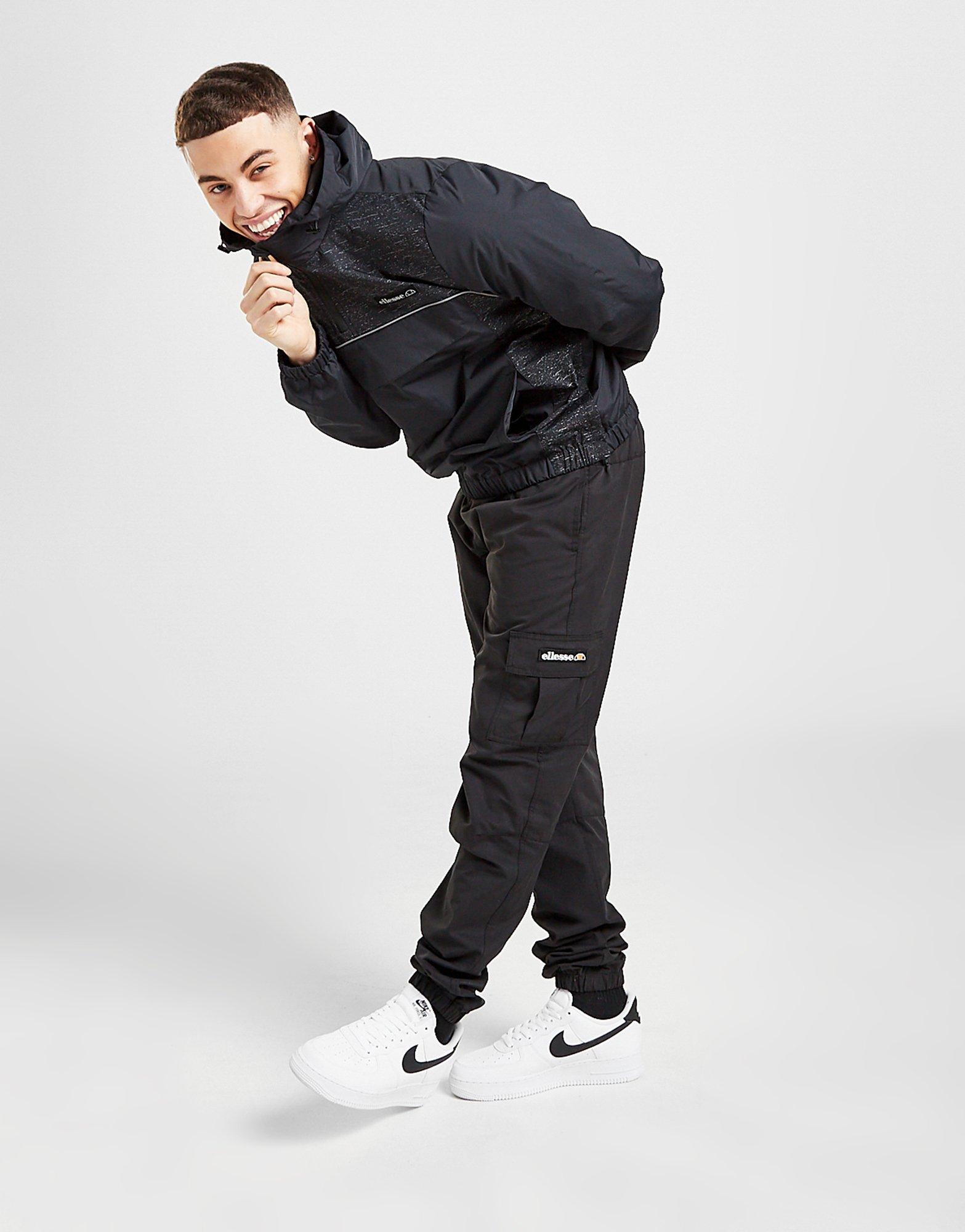 ellesse cargo pants black