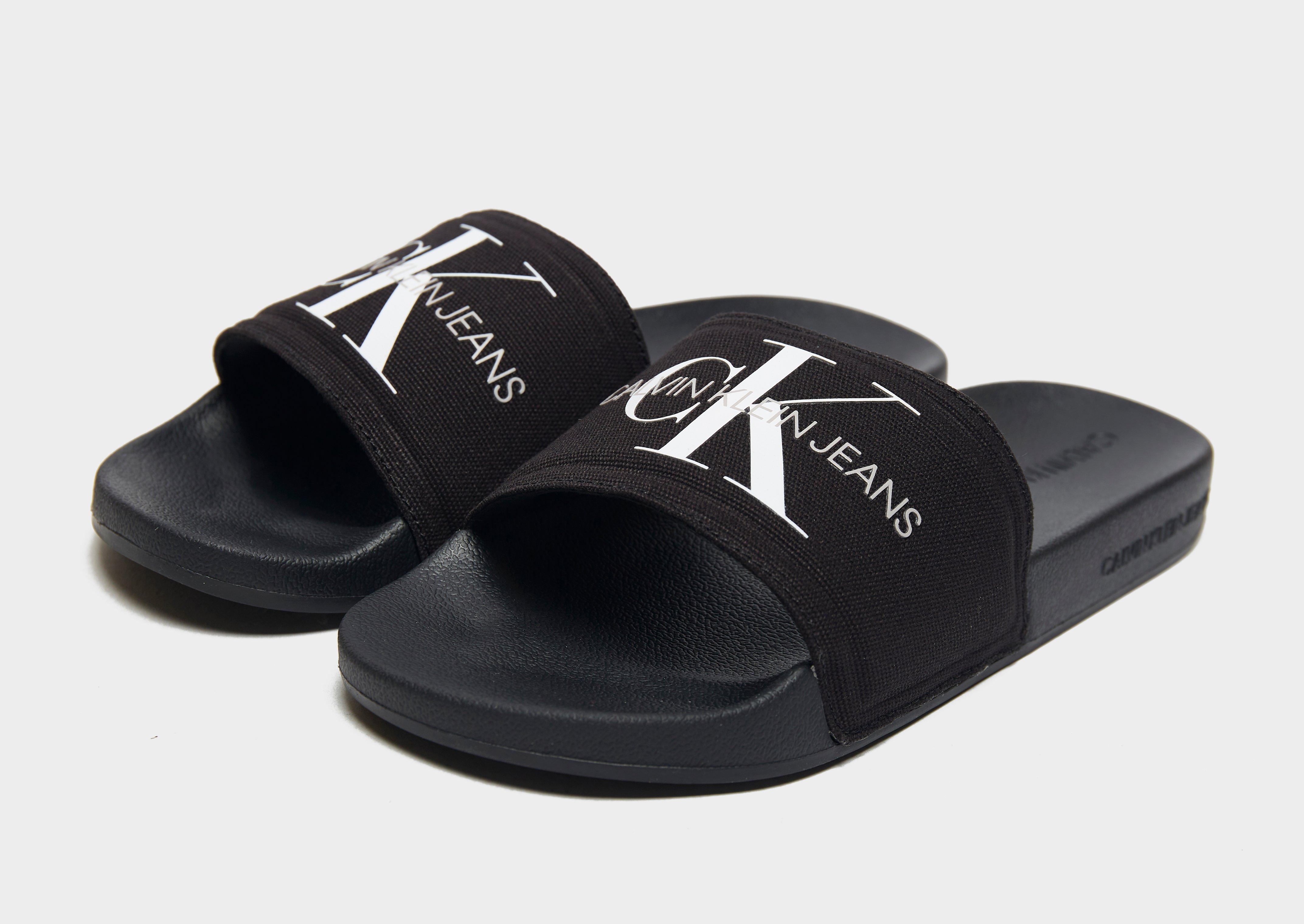 Calvin Klein Jeans Monogram Slides Women's