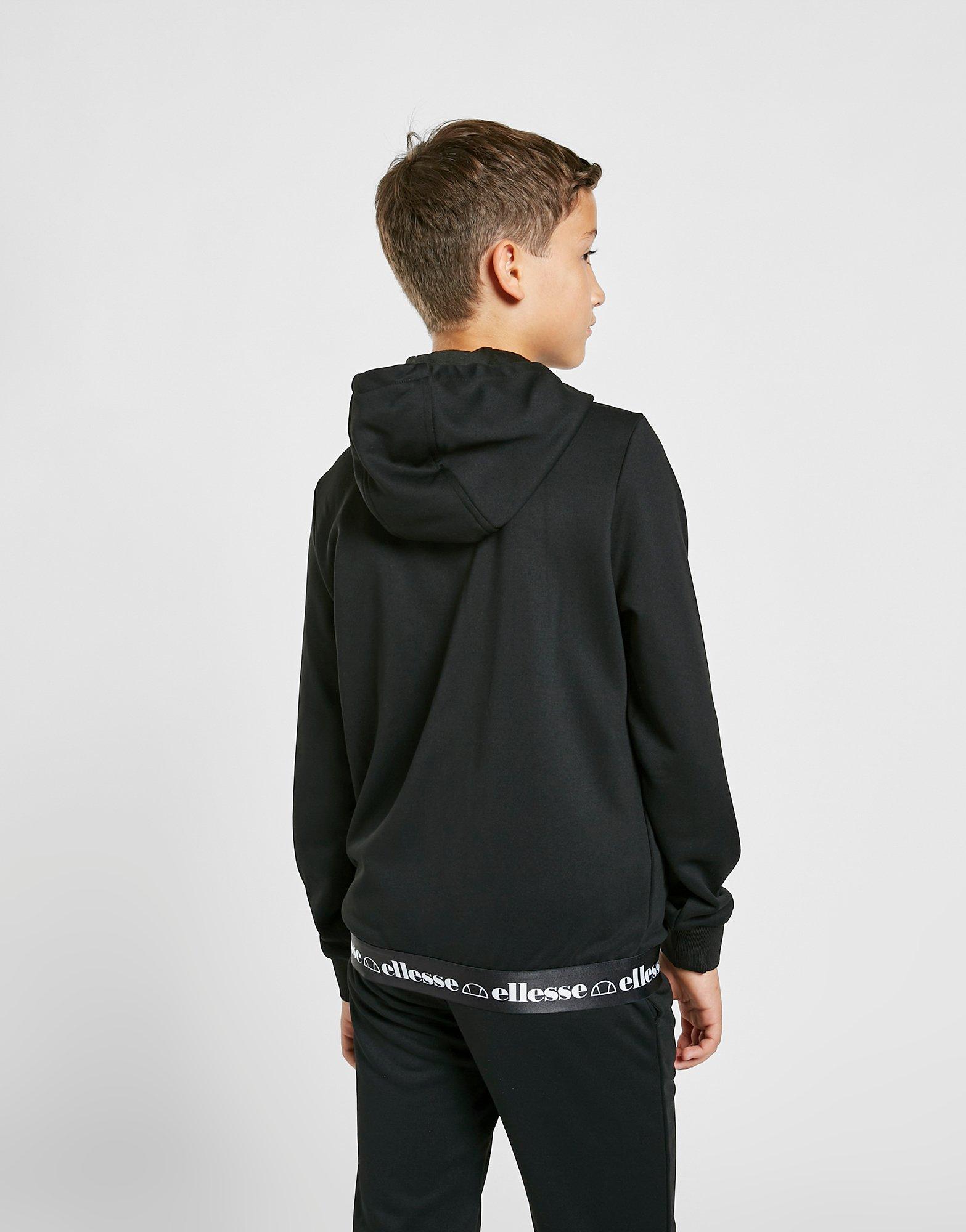Ellesse Zeros Poly Tape Full Zip Hoodie Junior