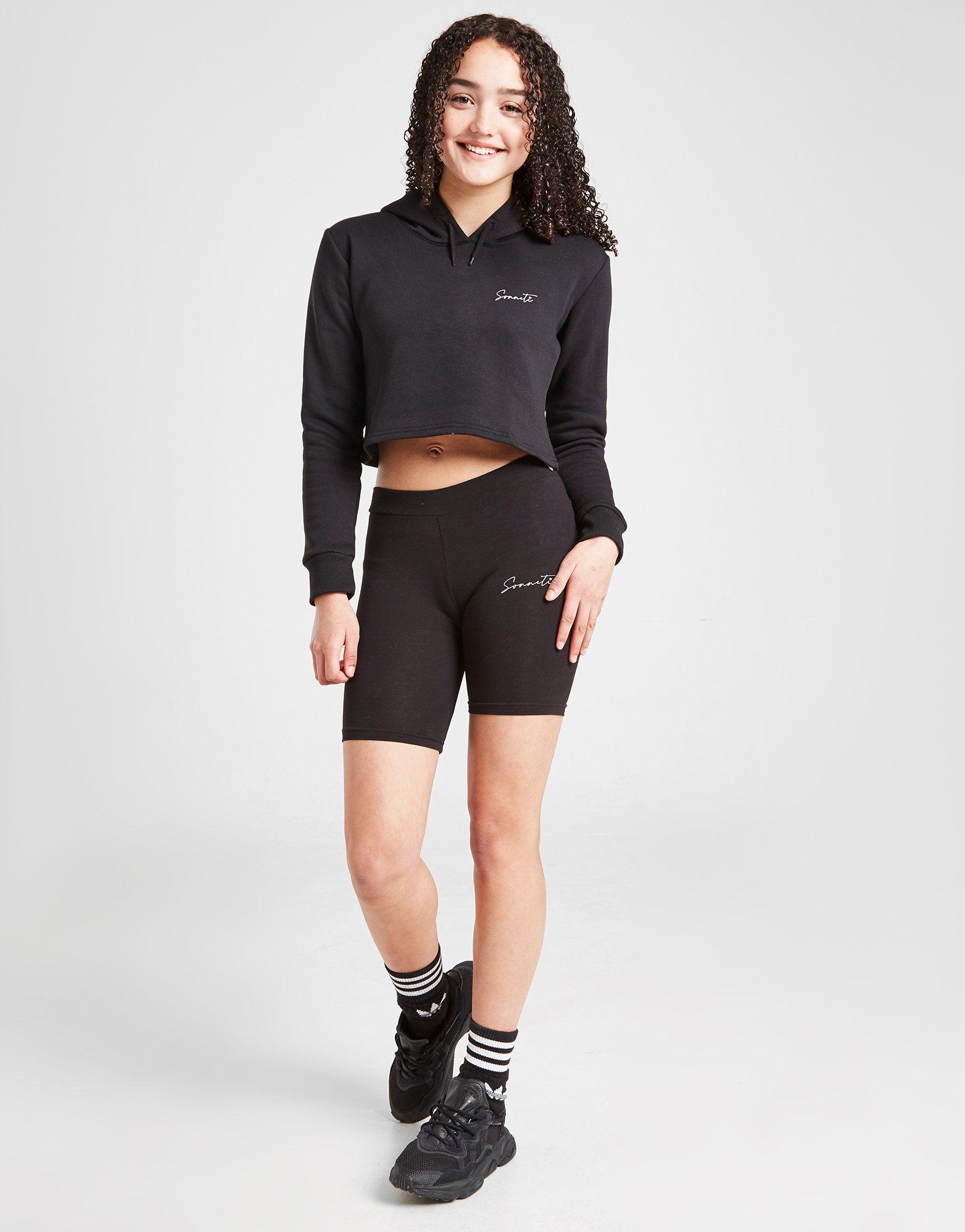 Sonneti Girls' Essential Overhead Crop Hoodie Junior