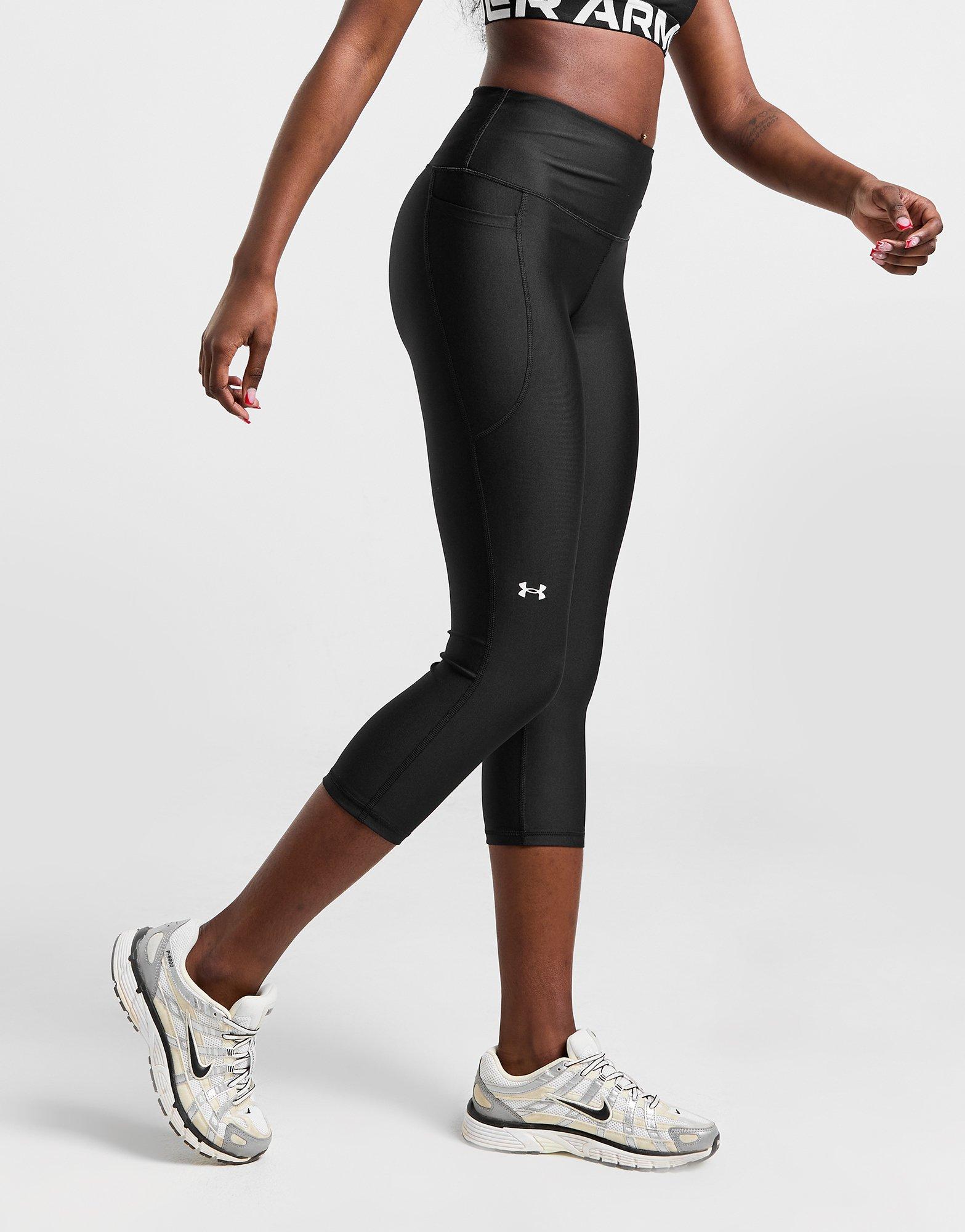 Leggings de Mulher UNDER ARMOUR Comprida Heatgear Cinzento (M)