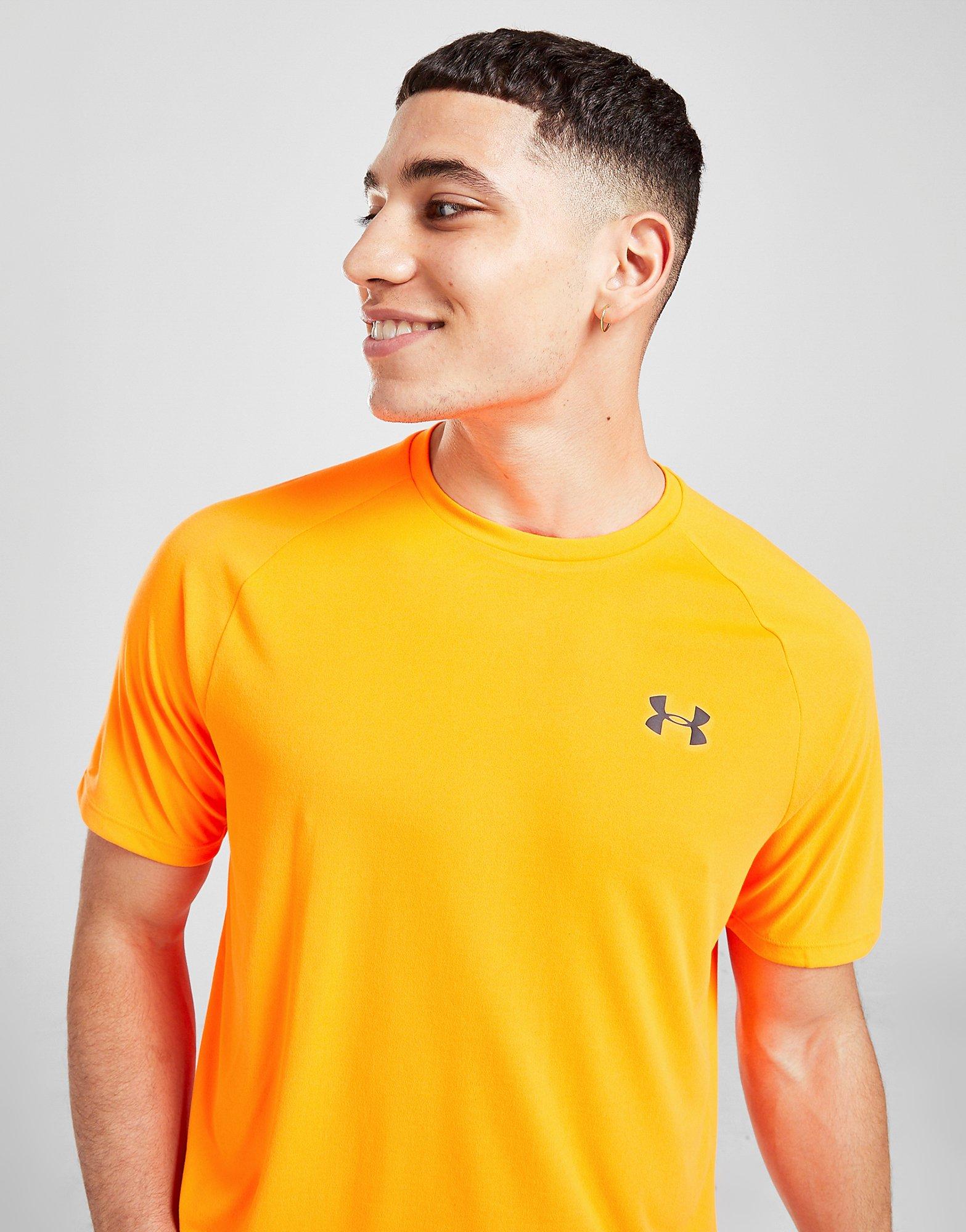 under armour tech t shirt orange