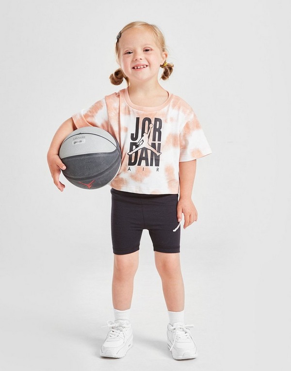 Jordan Girls' Tie Dye T-Shirt/Shorts Set Infant