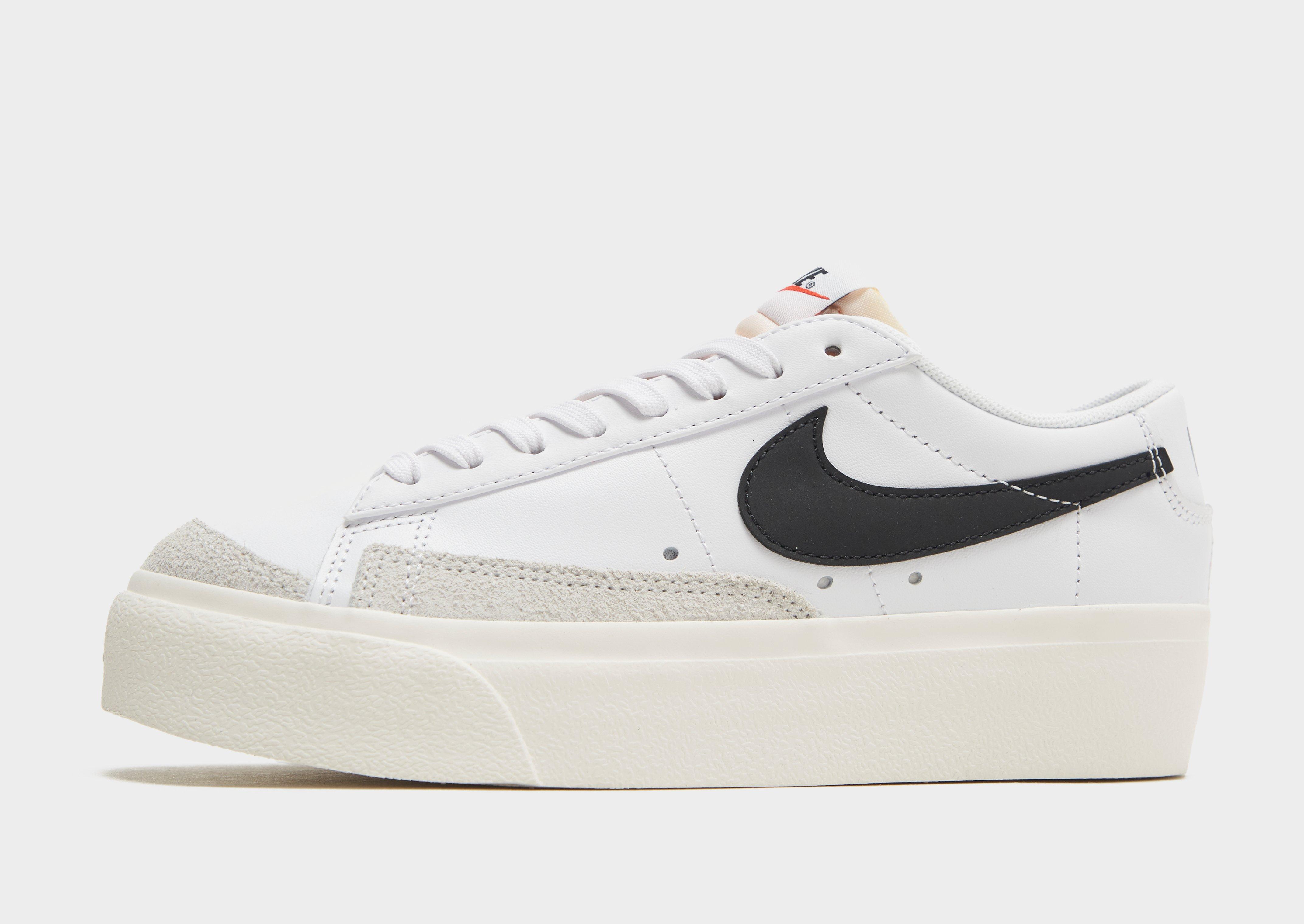 Más grande Regeneración Litoral Nike Blazer Low Platform para mujer en Blanco | JD Sports España