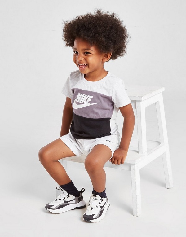 Nike Sportswear Colour Block T Shirt Shorts Set Infant