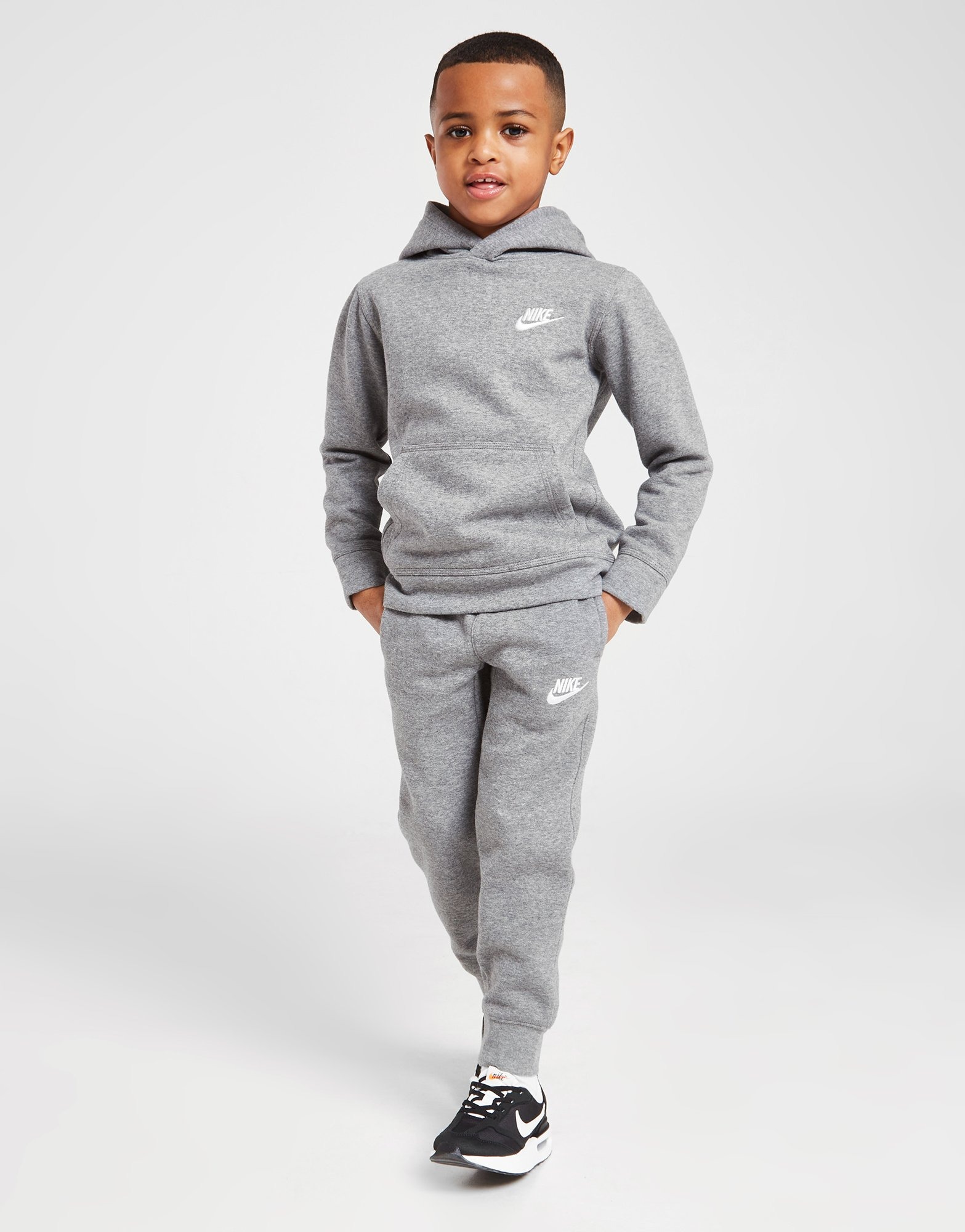 Grey Nike Club Joggers Children - JD Sports