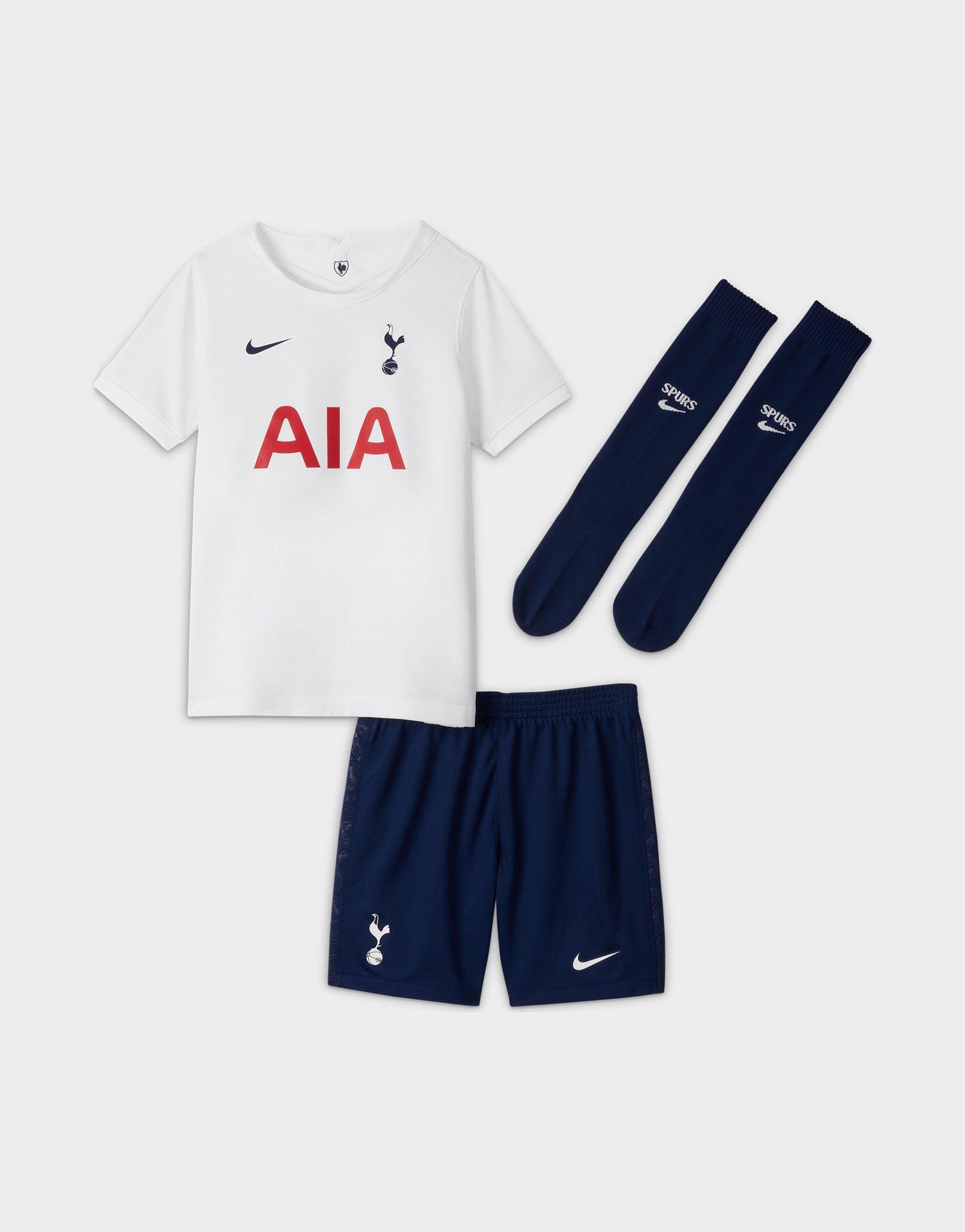 White Nike Tottenham Hotspur FC 2021 22 Home Kit Children JD