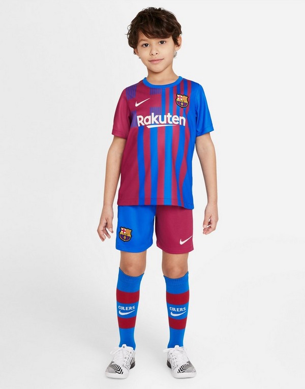 Nike Fc Barcelona 2021 22 Home Kit Children