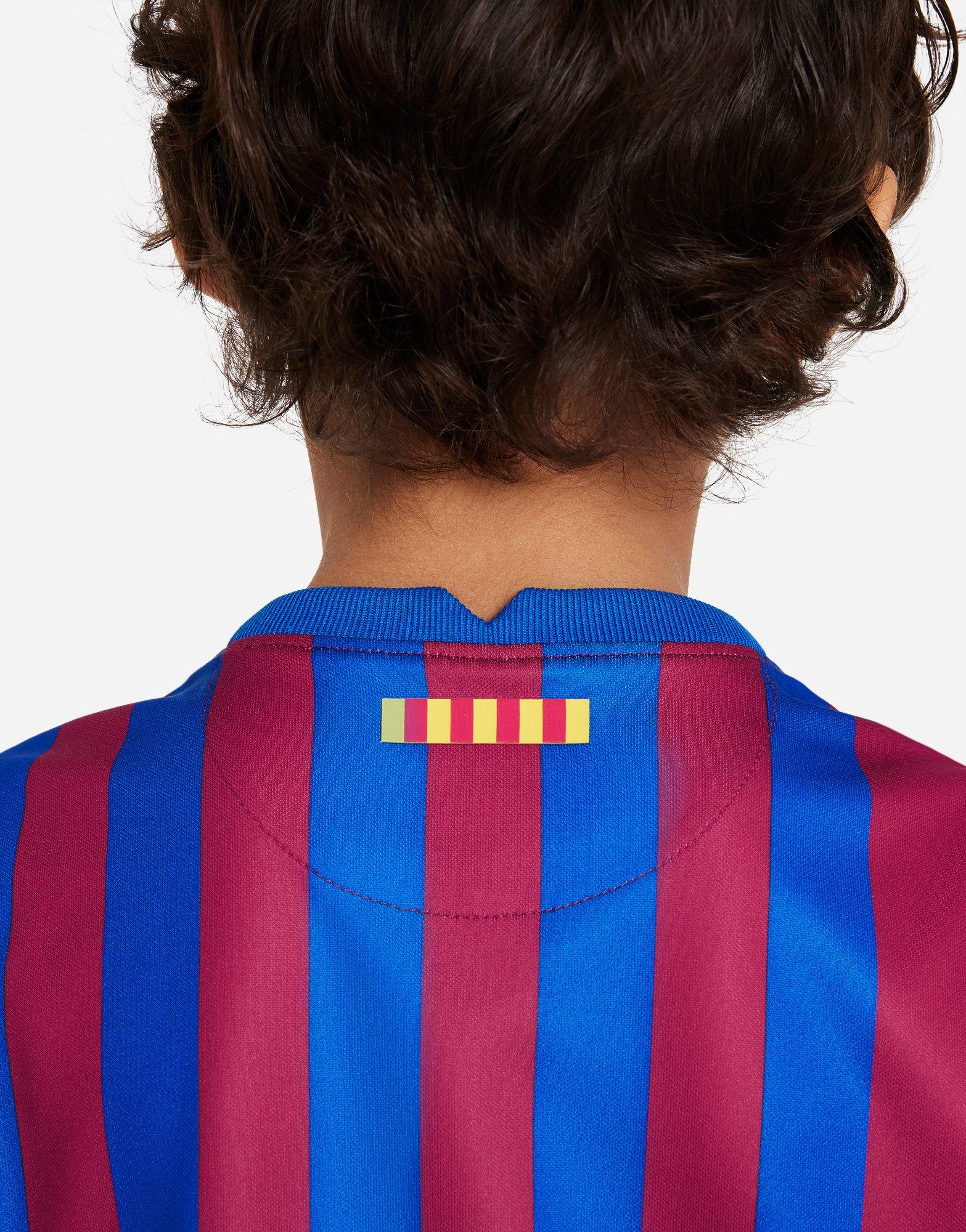 Nike FC Barcelona 2021/22 Home Kit Children
