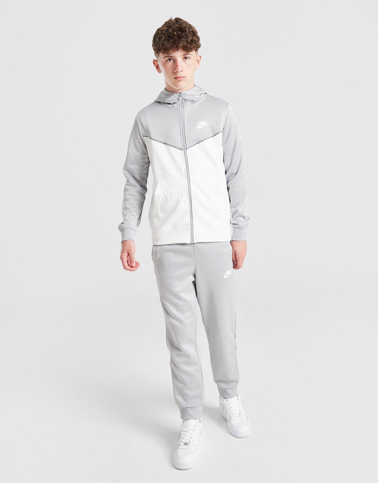 nike tape poly hoodie junior