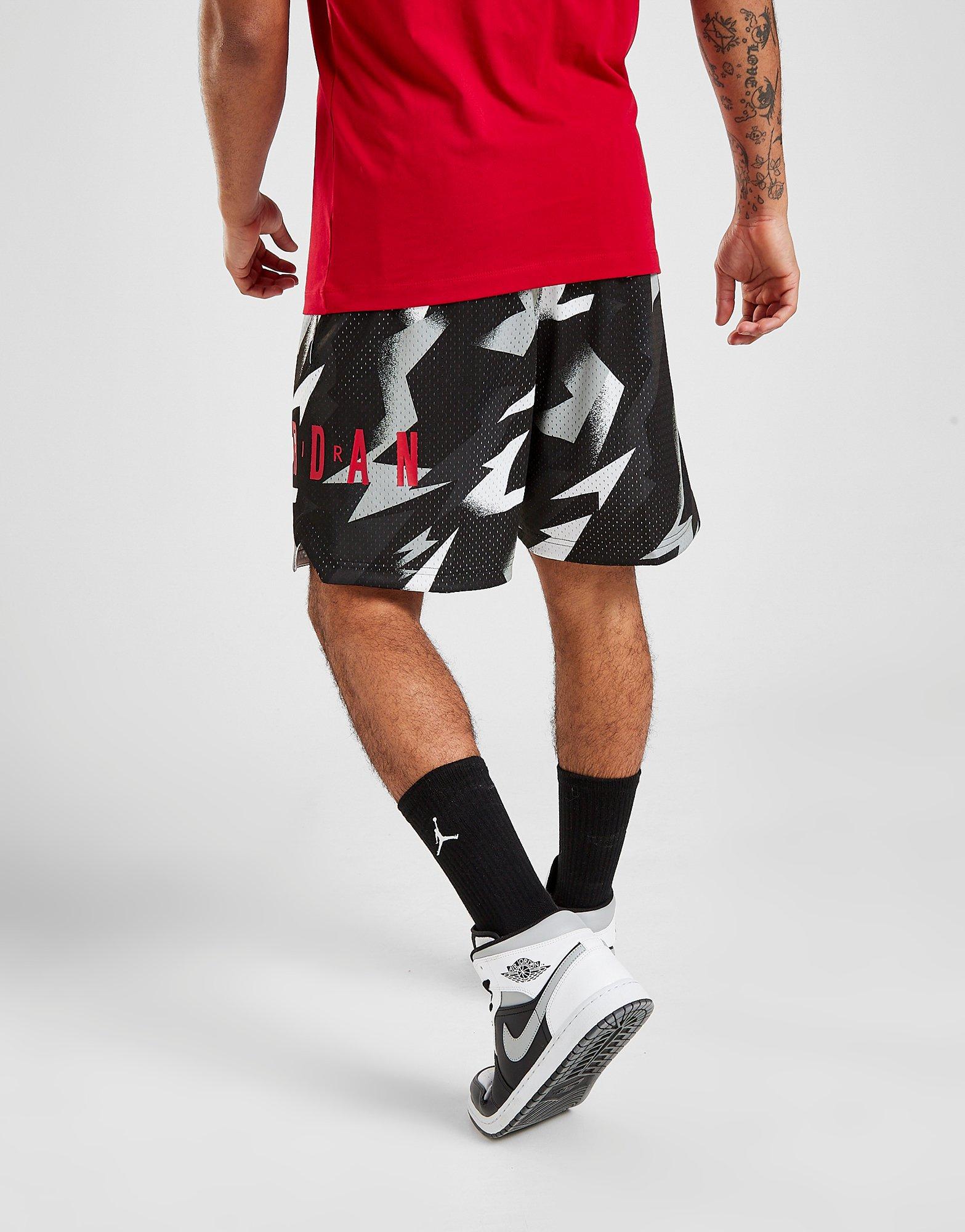jordan all over print shorts