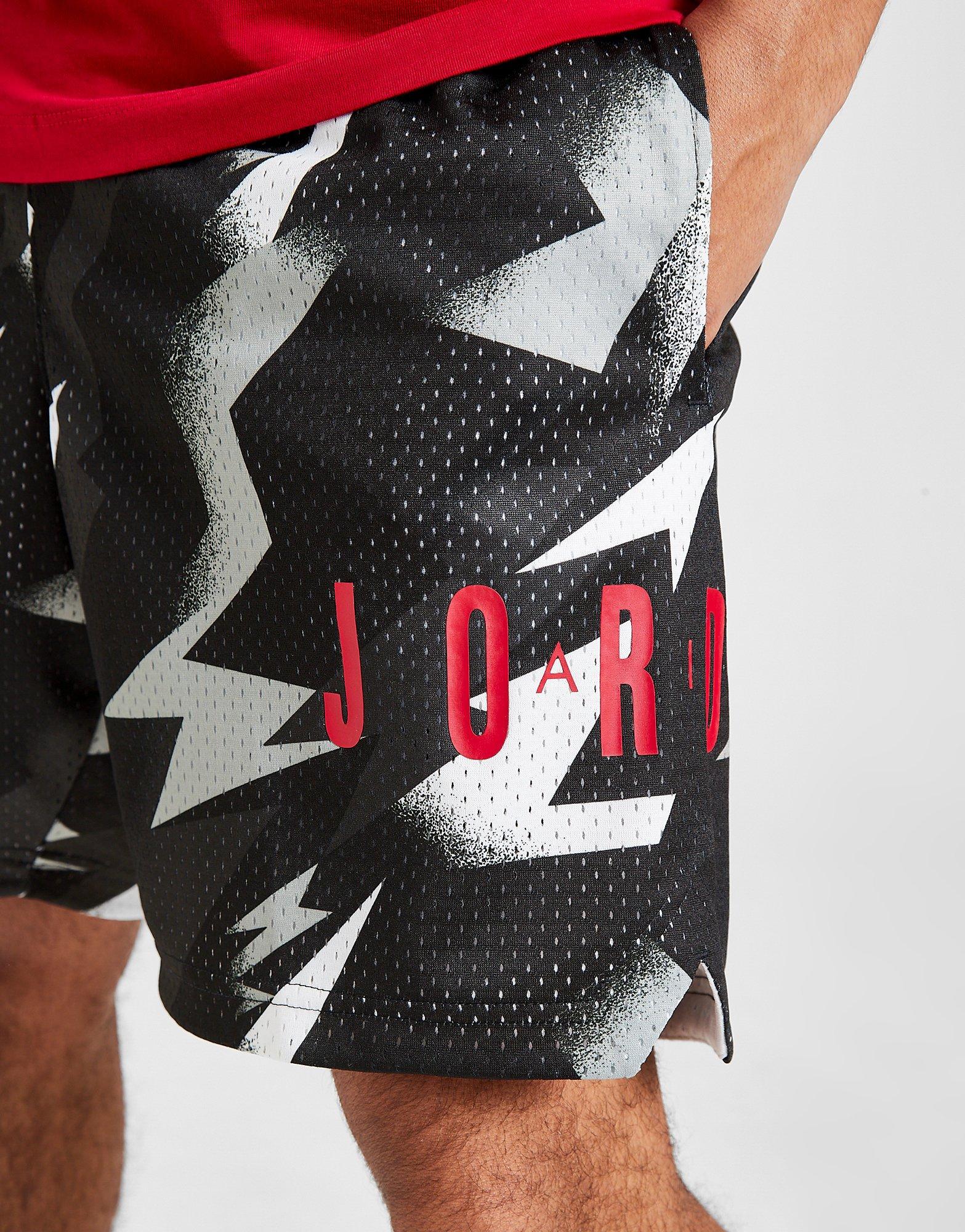 jordan all over print shorts