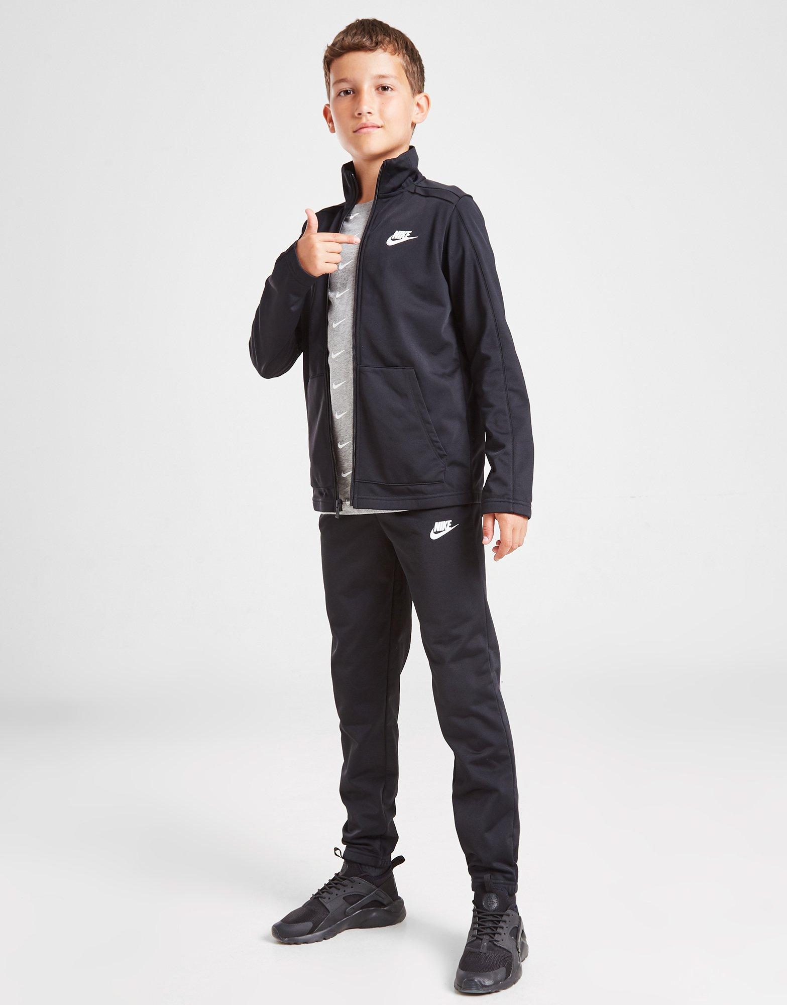 Nike junior store futura block tracksuit