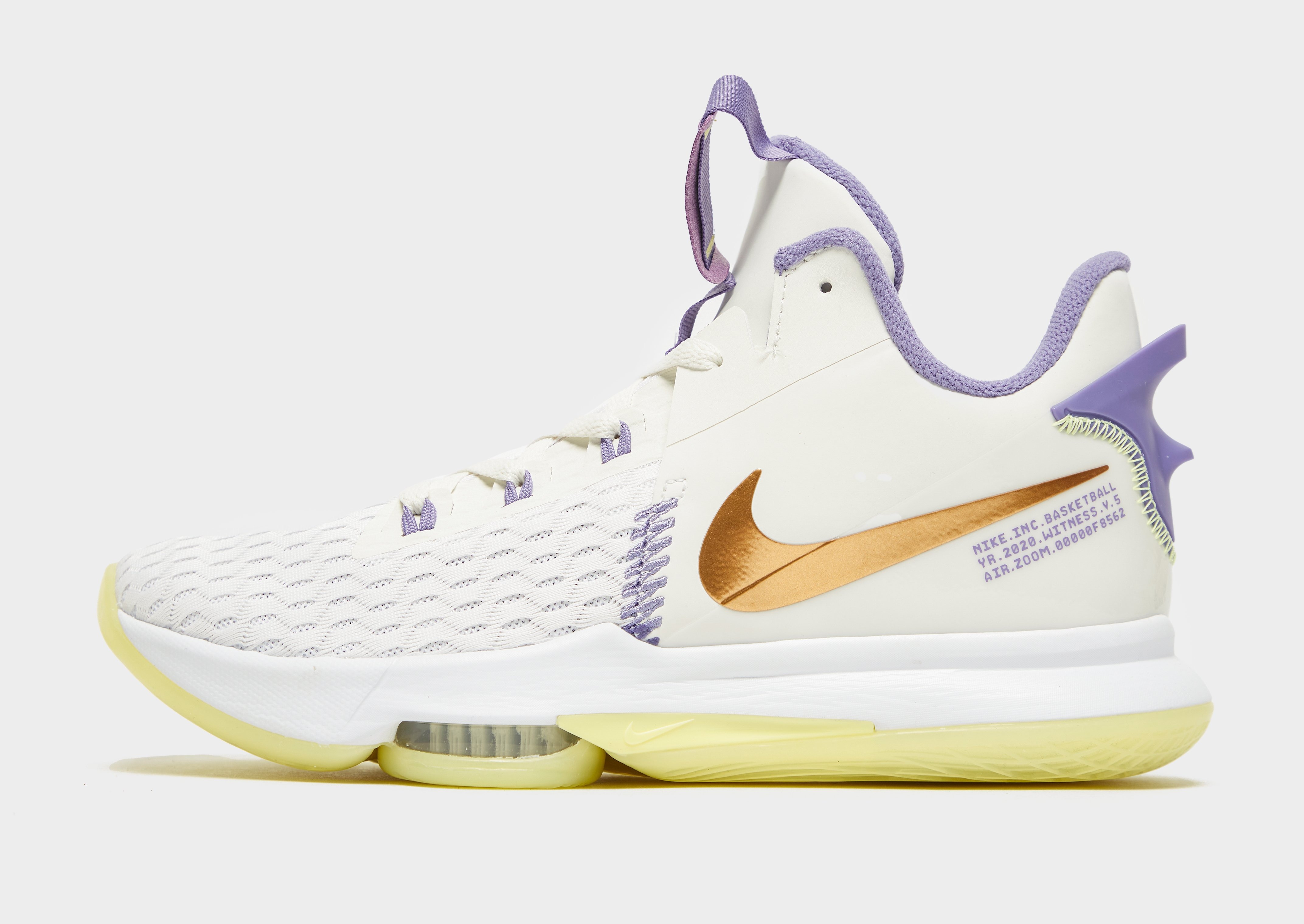 nike lebron witness 5 white clear jade