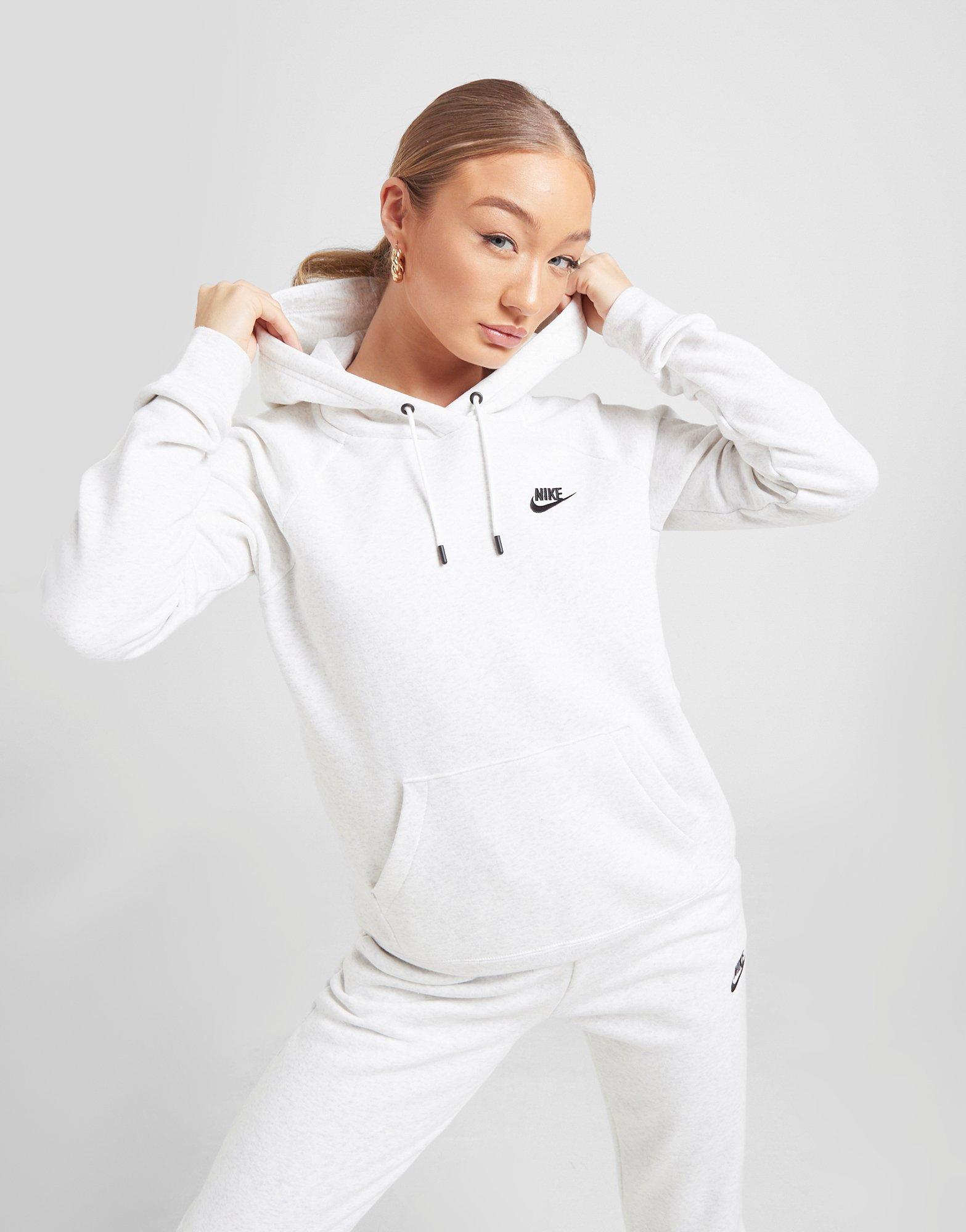 white nike hoodie womens