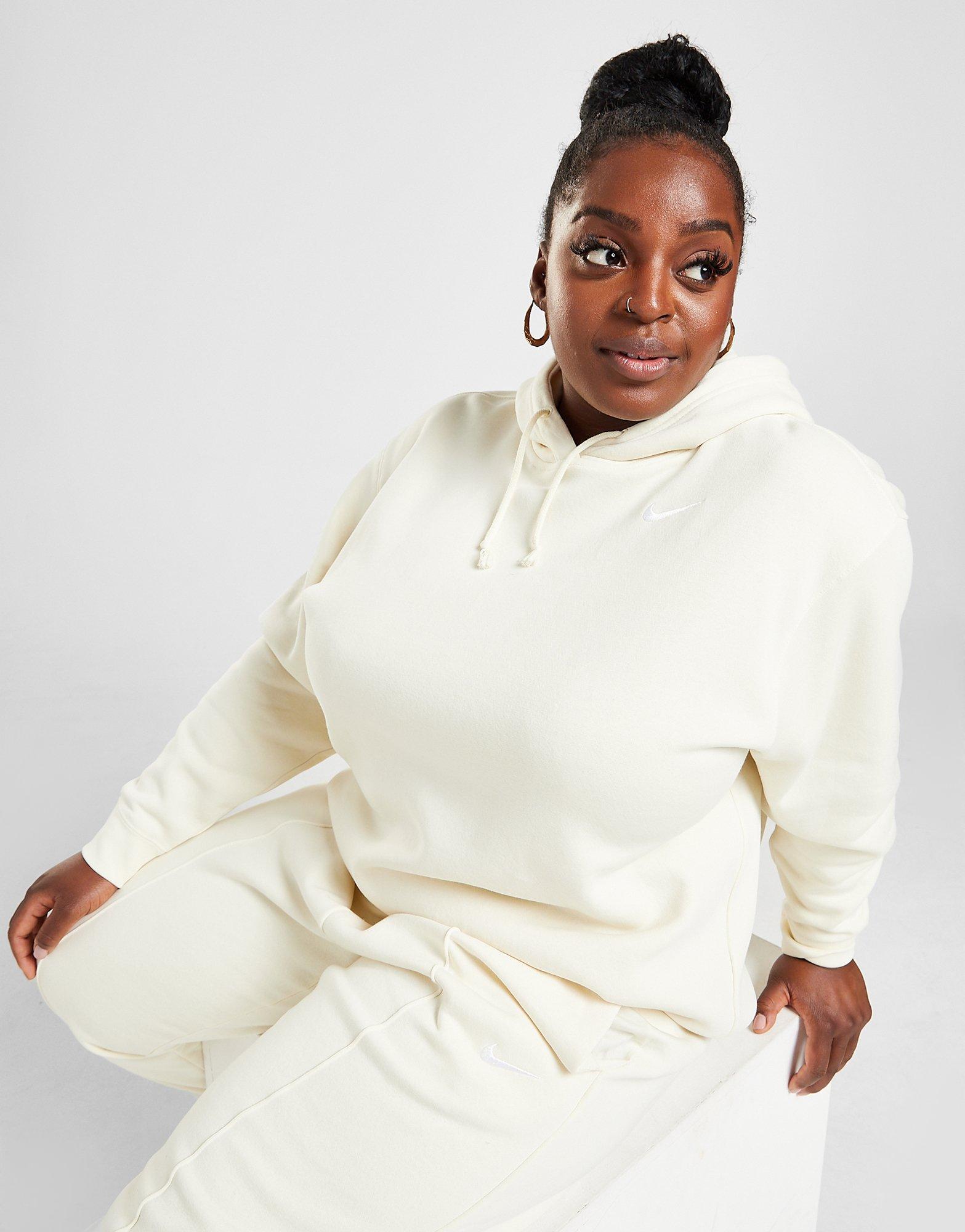 nike lace up hoodie plus size