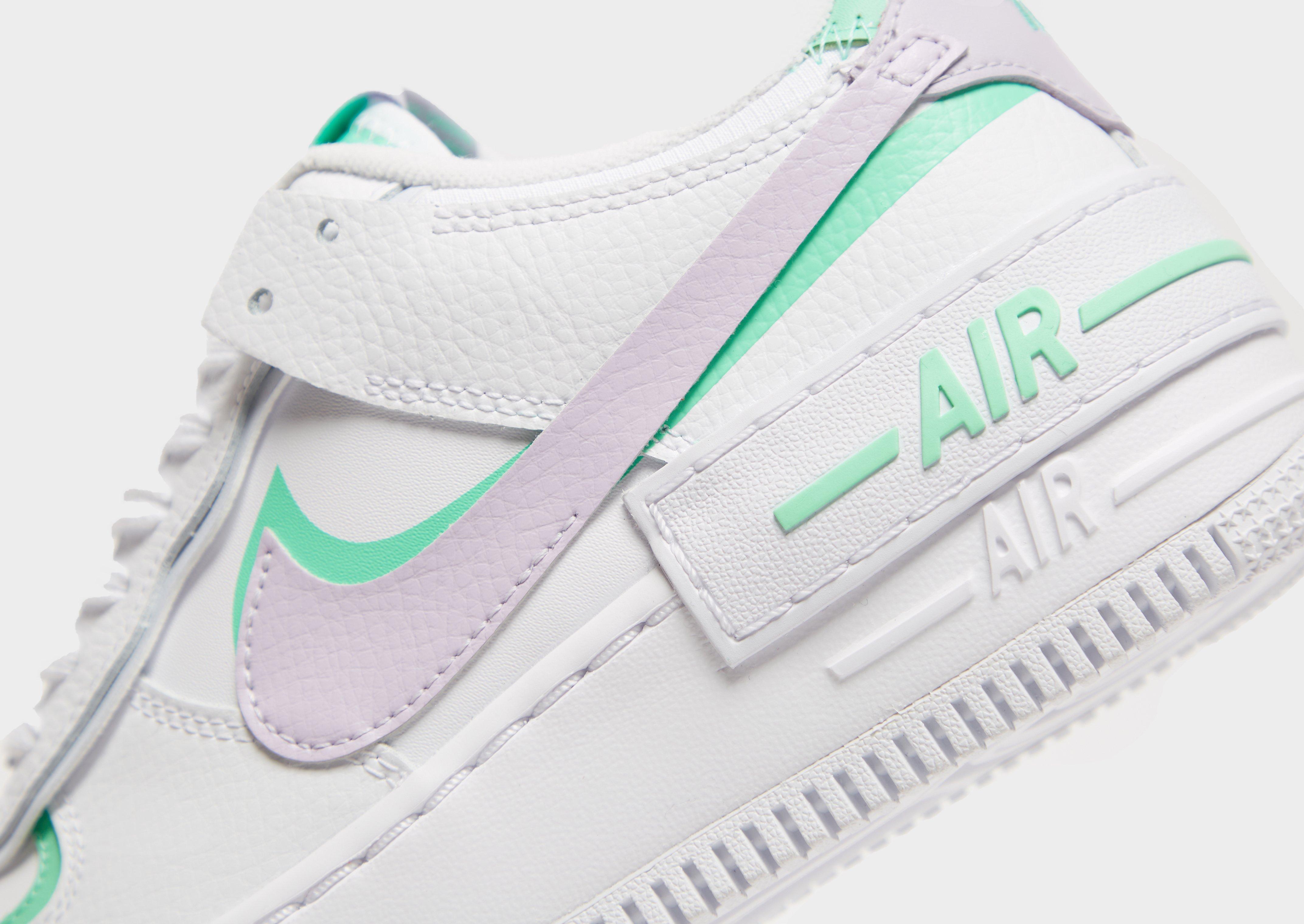 nike air force 1 shadow lilla e verde